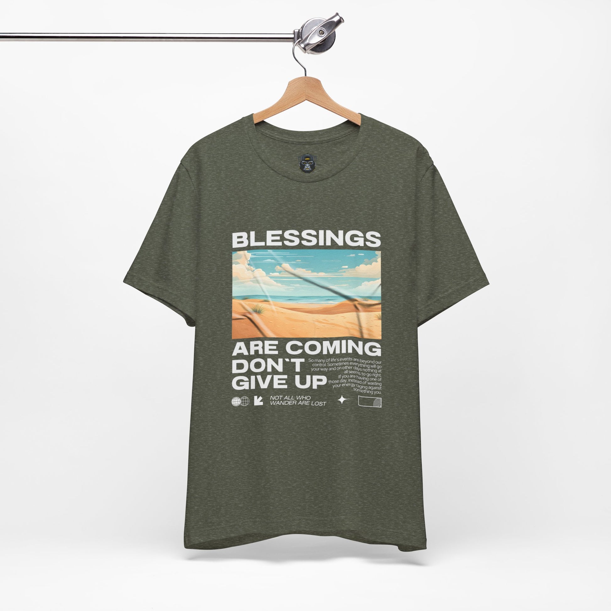 Blessings Are Coming Tee, Inspirational T-Shirt, Perfect Gift for Encouragement