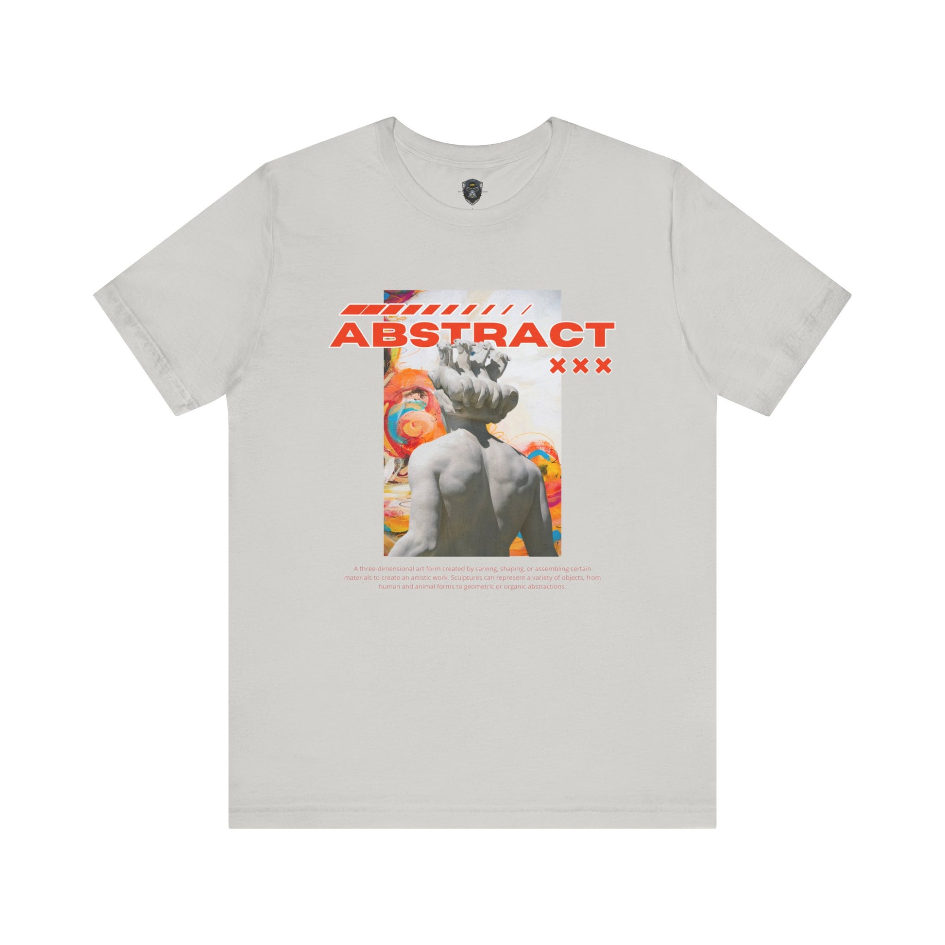 Abstract Art Tee, Graphic T-Shirt, Casual Wear, Street Style, Unique Gift for Art Lovers