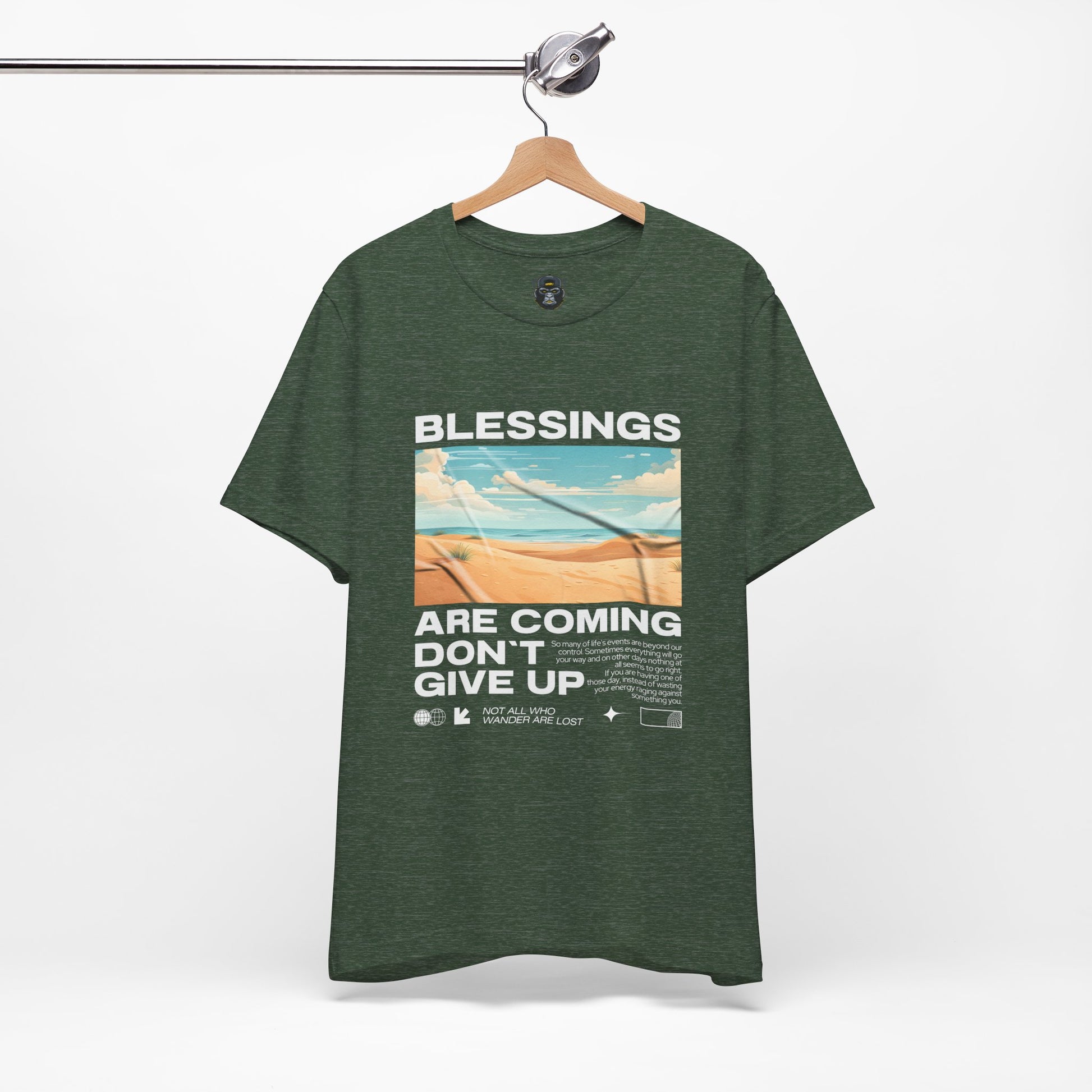 Blessings Are Coming Tee, Inspirational T-Shirt, Perfect Gift for Encouragement
