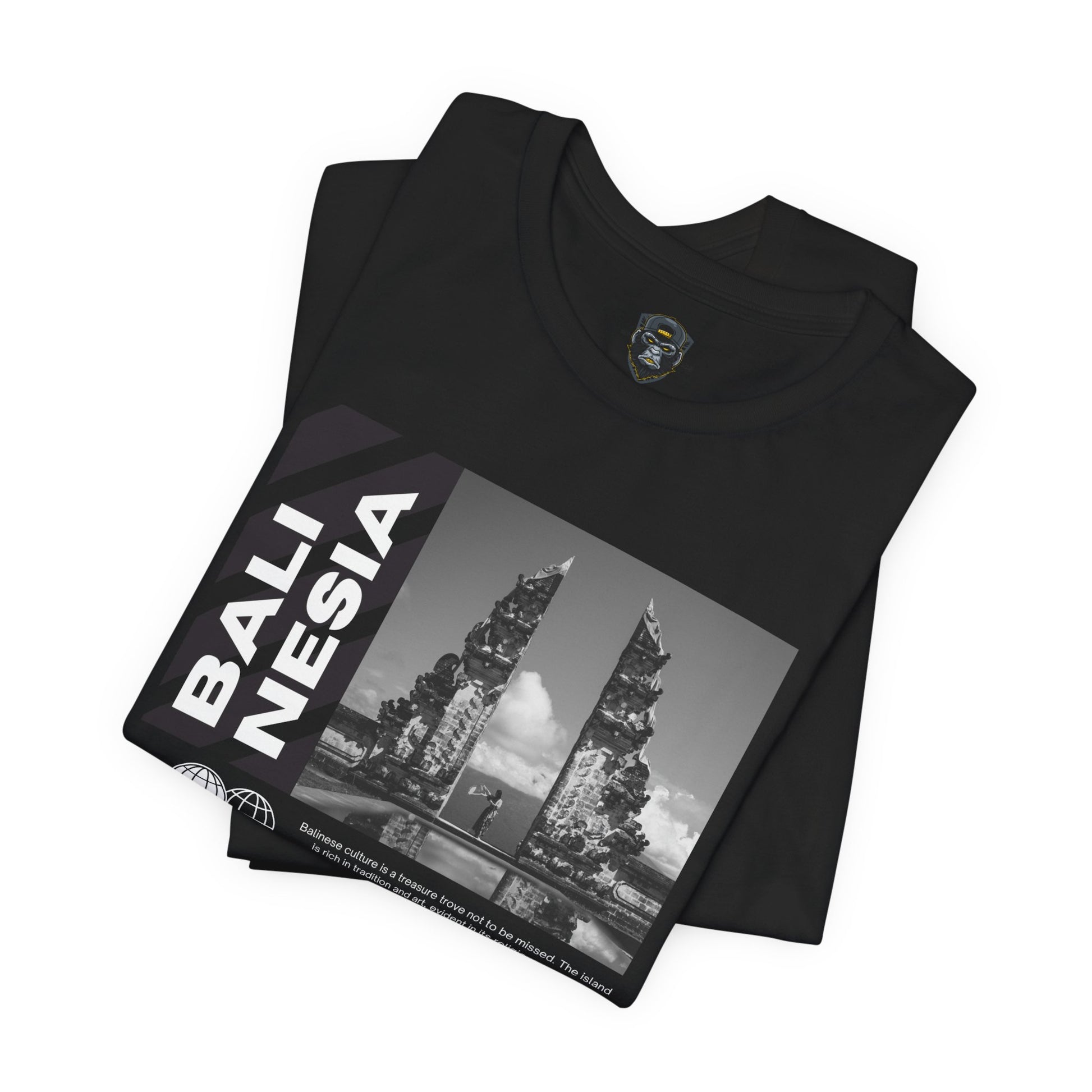 Bali Themed Graphic Tee - Unisex Short Sleeve, Vacation Vibes, Travel Gift