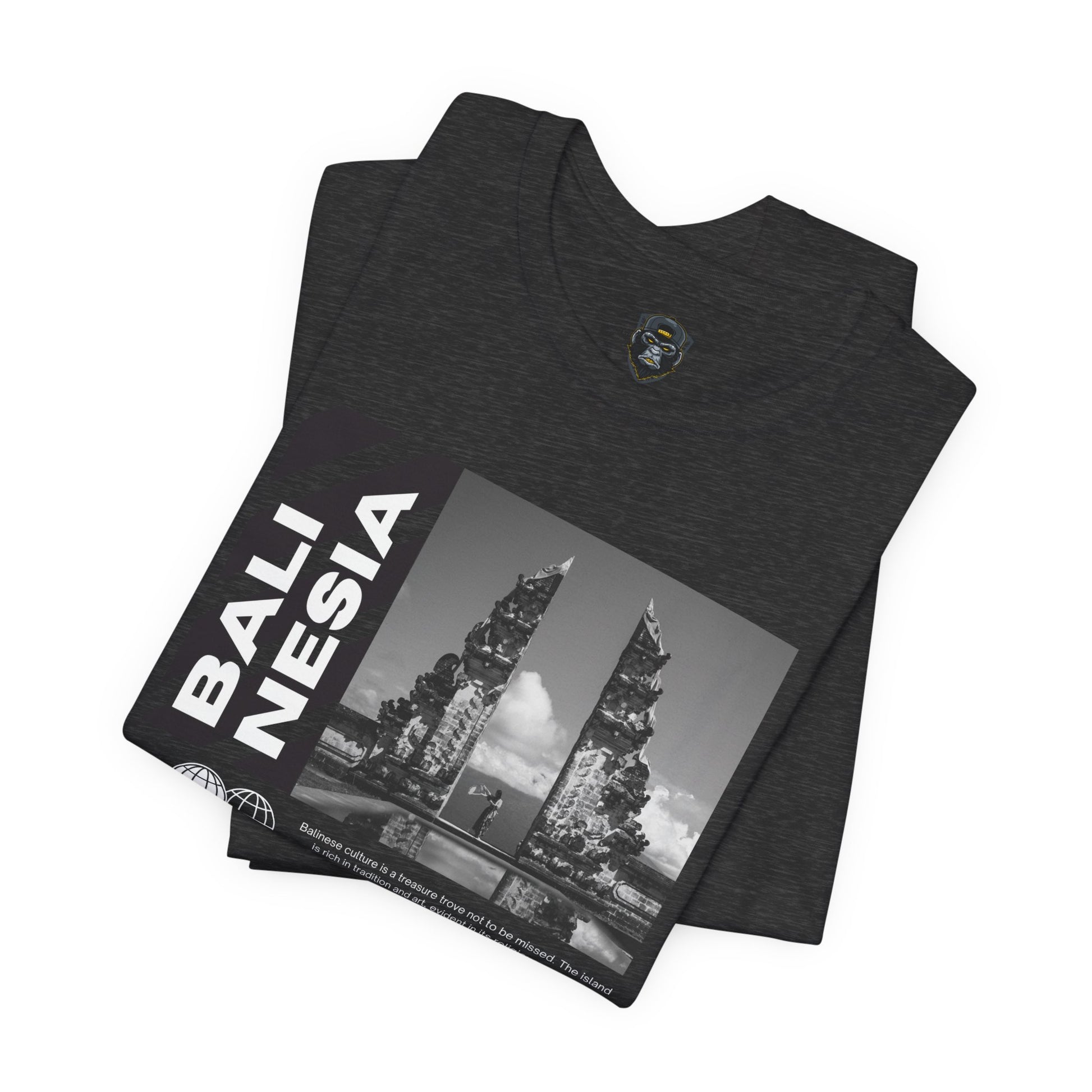 Bali Themed Graphic Tee - Unisex Short Sleeve, Vacation Vibes, Travel Gift
