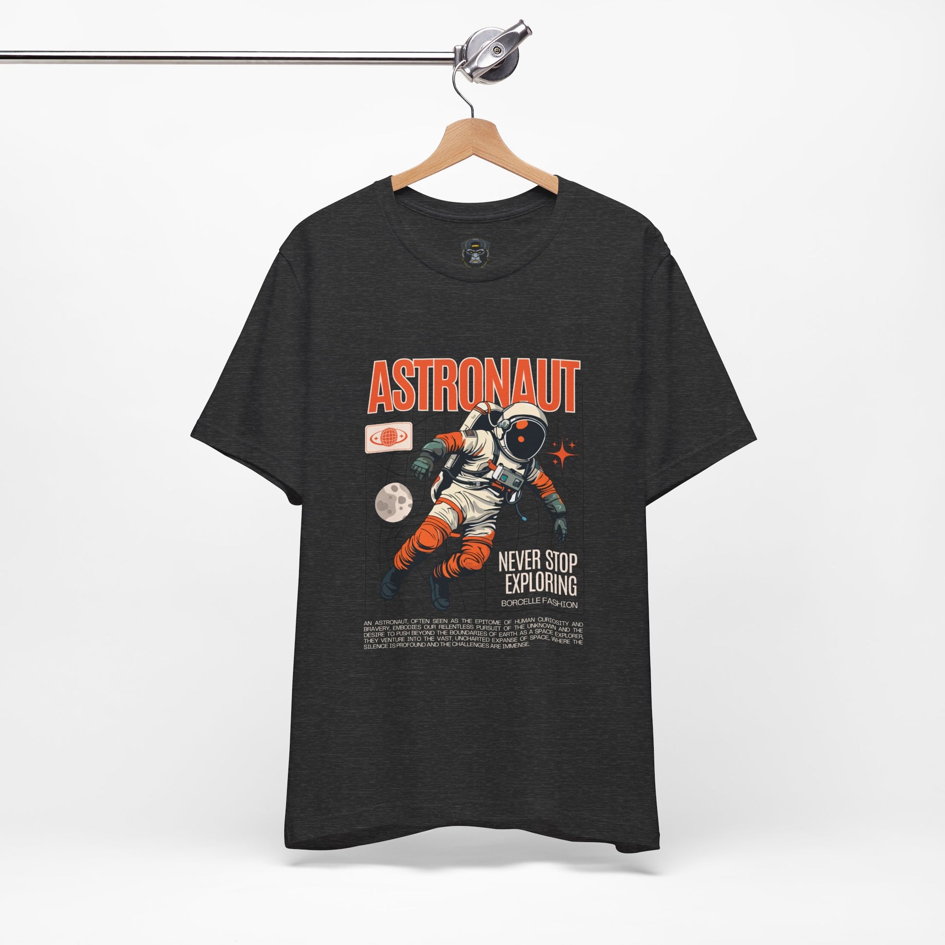 Astronaut Exploration Tee, Space Graphic Shirt, Adventure Gift, Sci-Fi Fan Apparel