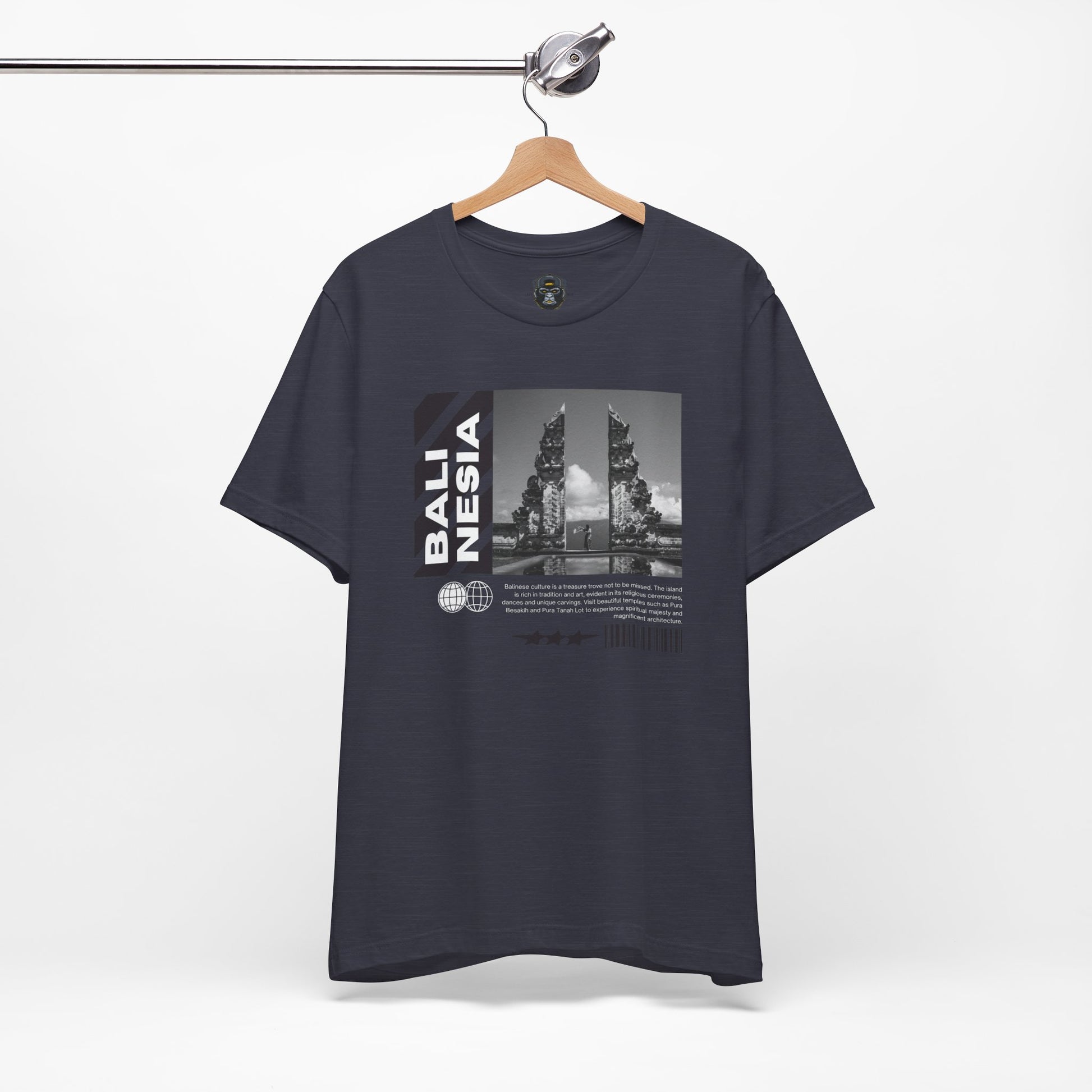 Bali Themed Graphic Tee - Unisex Short Sleeve, Vacation Vibes, Travel Gift