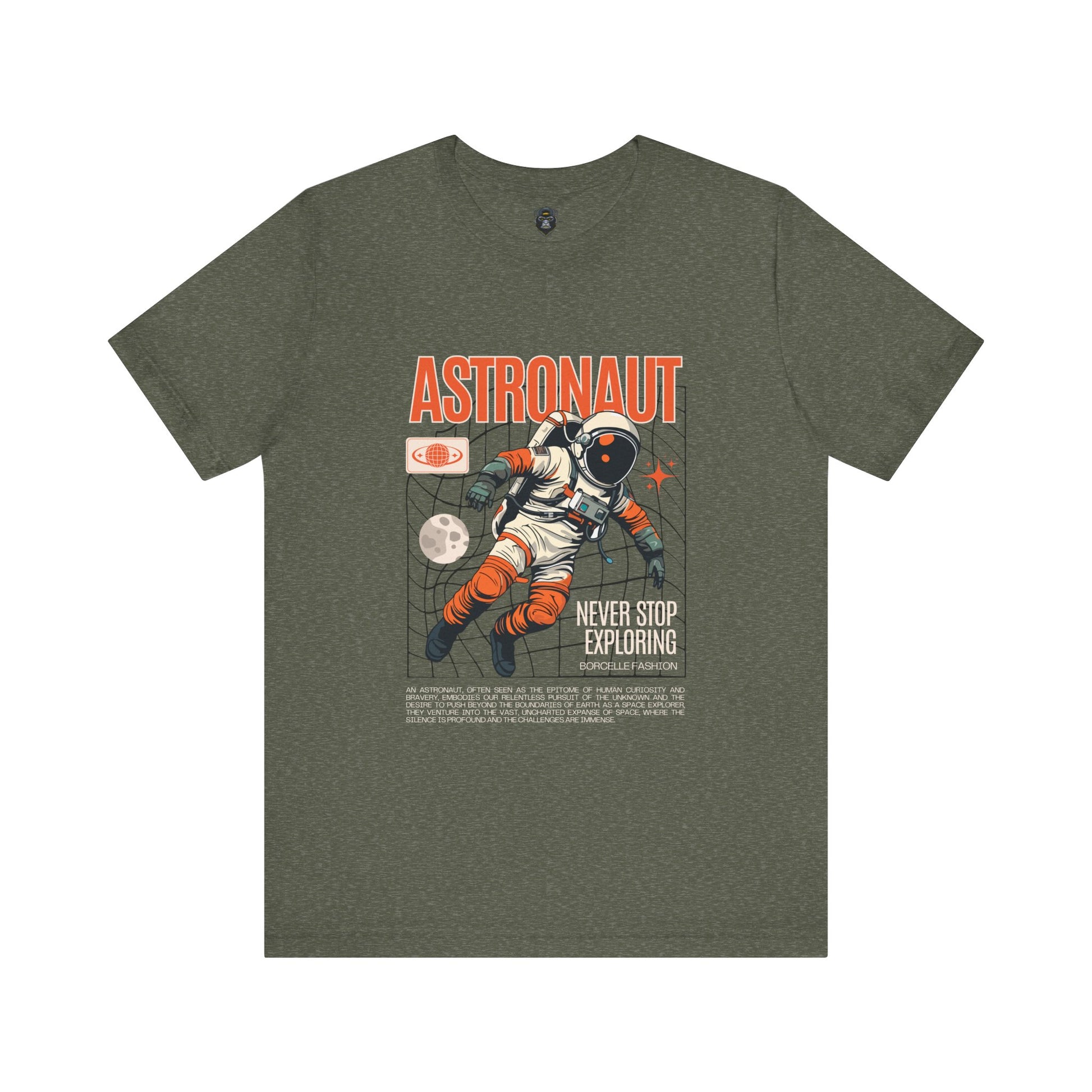Astronaut Exploration Tee, Space Graphic Shirt, Adventure Gift, Sci-Fi Fan Apparel