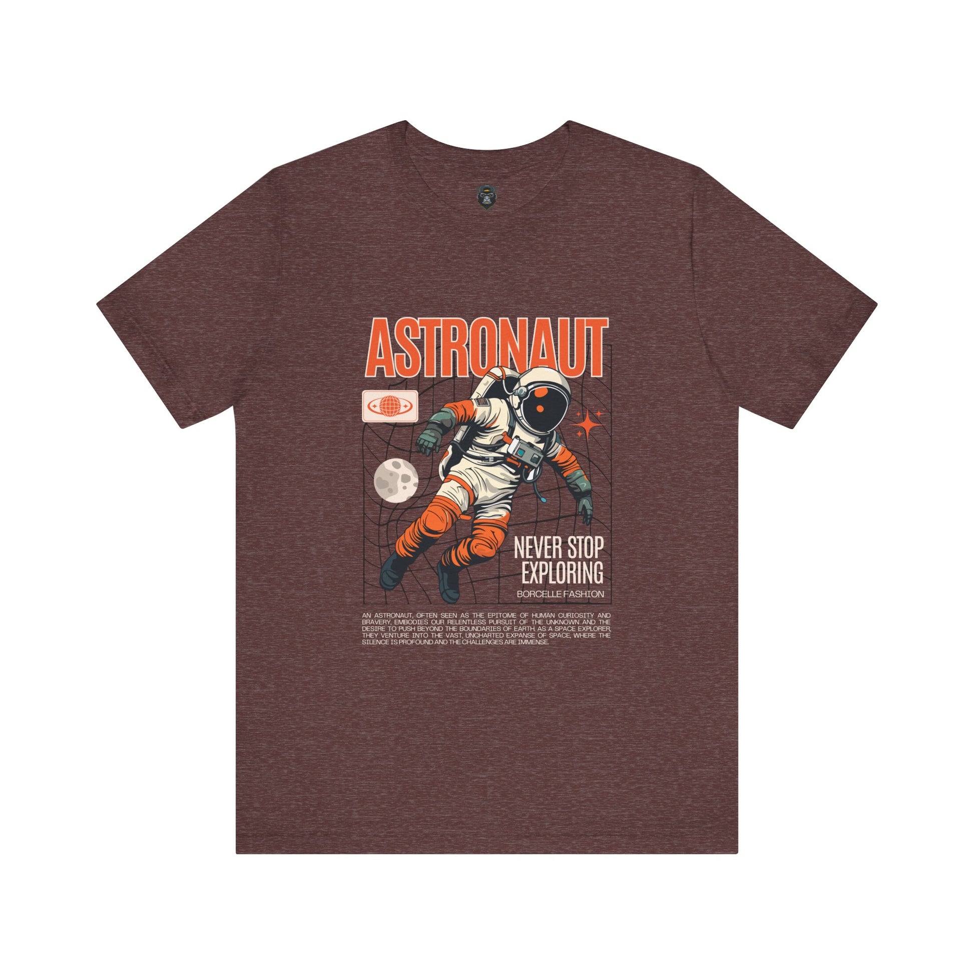 Astronaut Exploration Tee, Space Graphic Shirt, Adventure Gift, Sci-Fi Fan Apparel