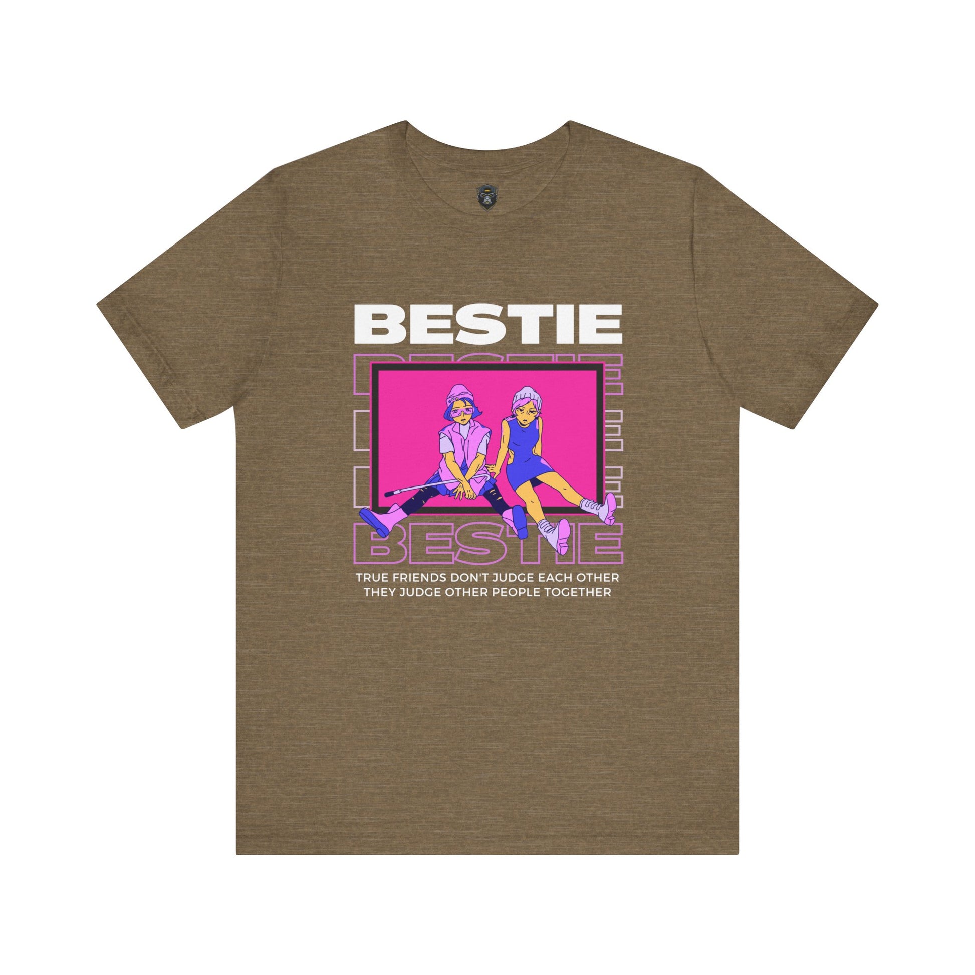 Bestie Short Sleeve Tee - Fun Friendship Shirt, Gifts for Friends