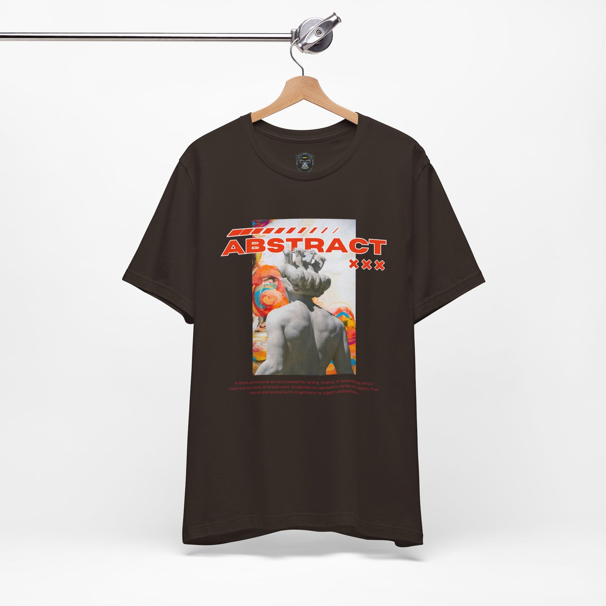 Abstract Art Tee, Graphic T-Shirt, Casual Wear, Street Style, Unique Gift for Art Lovers
