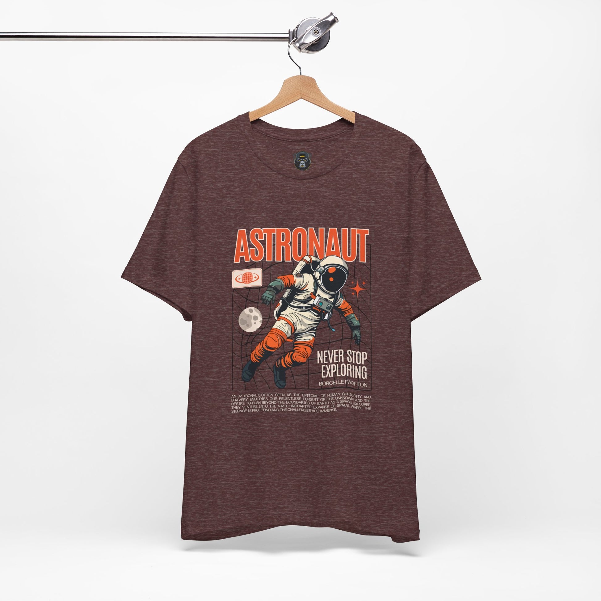 Astronaut Exploration Tee, Space Graphic Shirt, Adventure Gift, Sci-Fi Fan Apparel