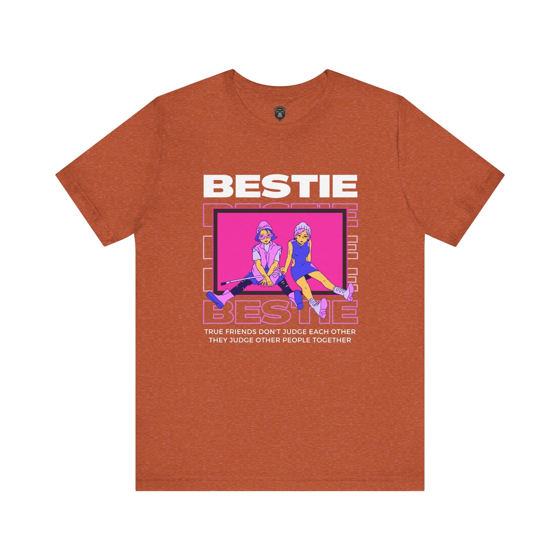 Bestie Short Sleeve Tee - Fun Friendship Shirt, Gifts for Friends