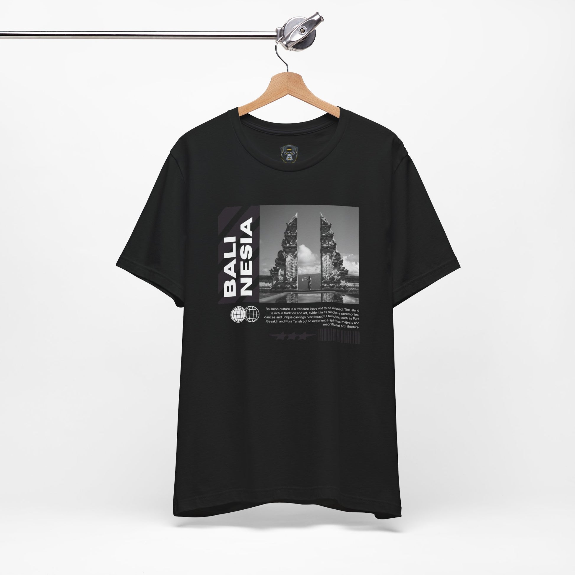 Bali Themed Graphic Tee - Unisex Short Sleeve, Vacation Vibes, Travel Gift