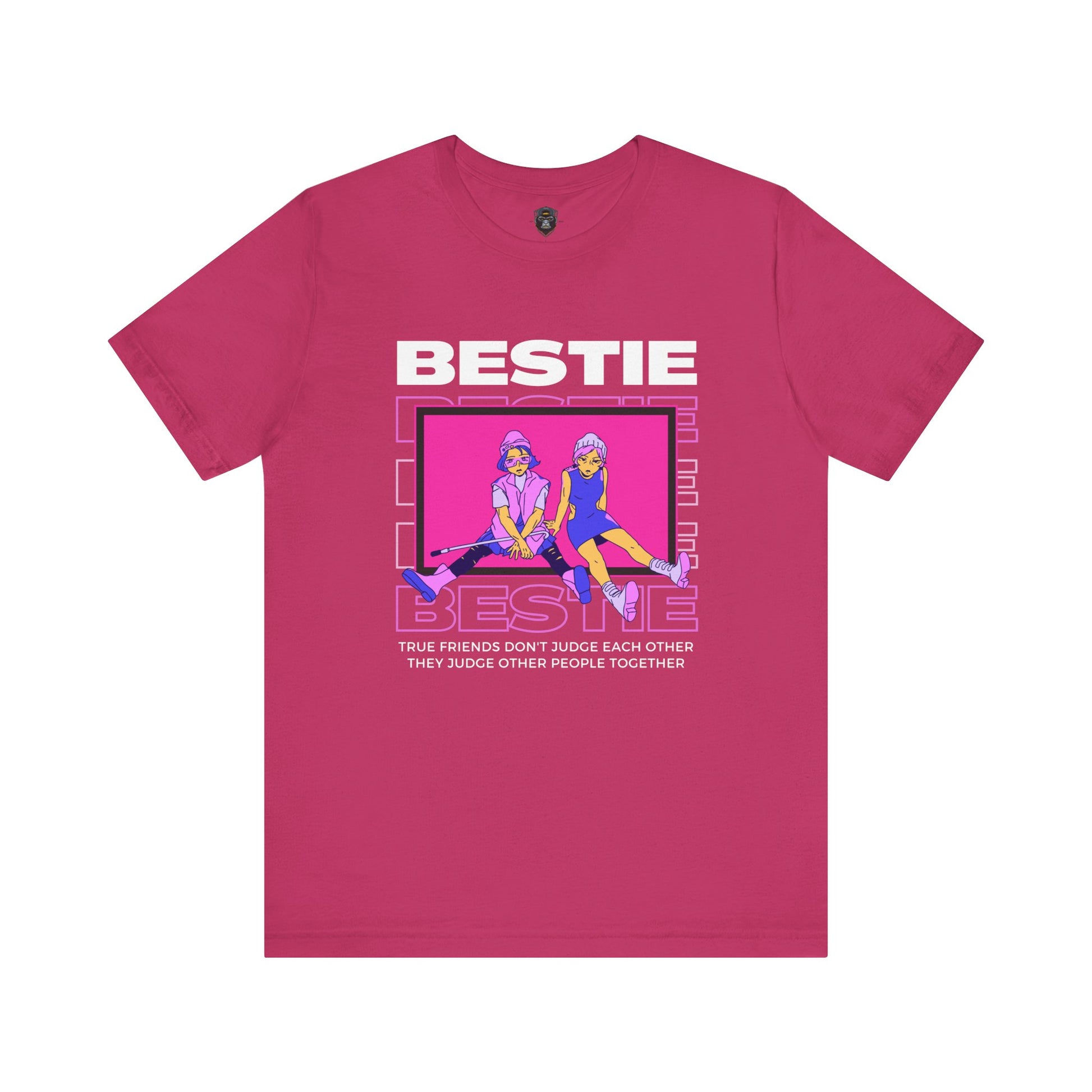 Bestie Short Sleeve Tee - Fun Friendship Shirt, Gifts for Friends