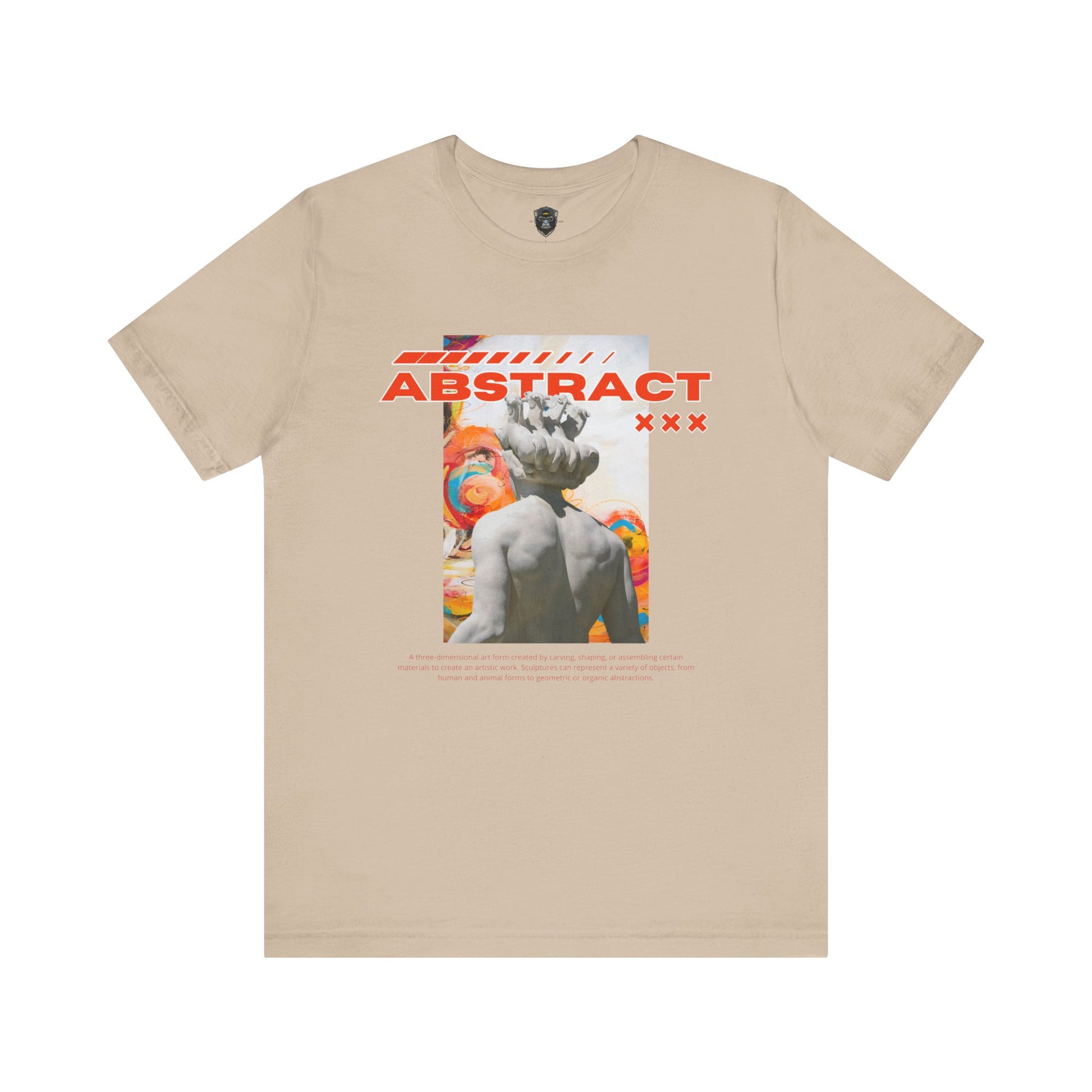 Abstract Art Tee, Graphic T-Shirt, Casual Wear, Street Style, Unique Gift for Art Lovers