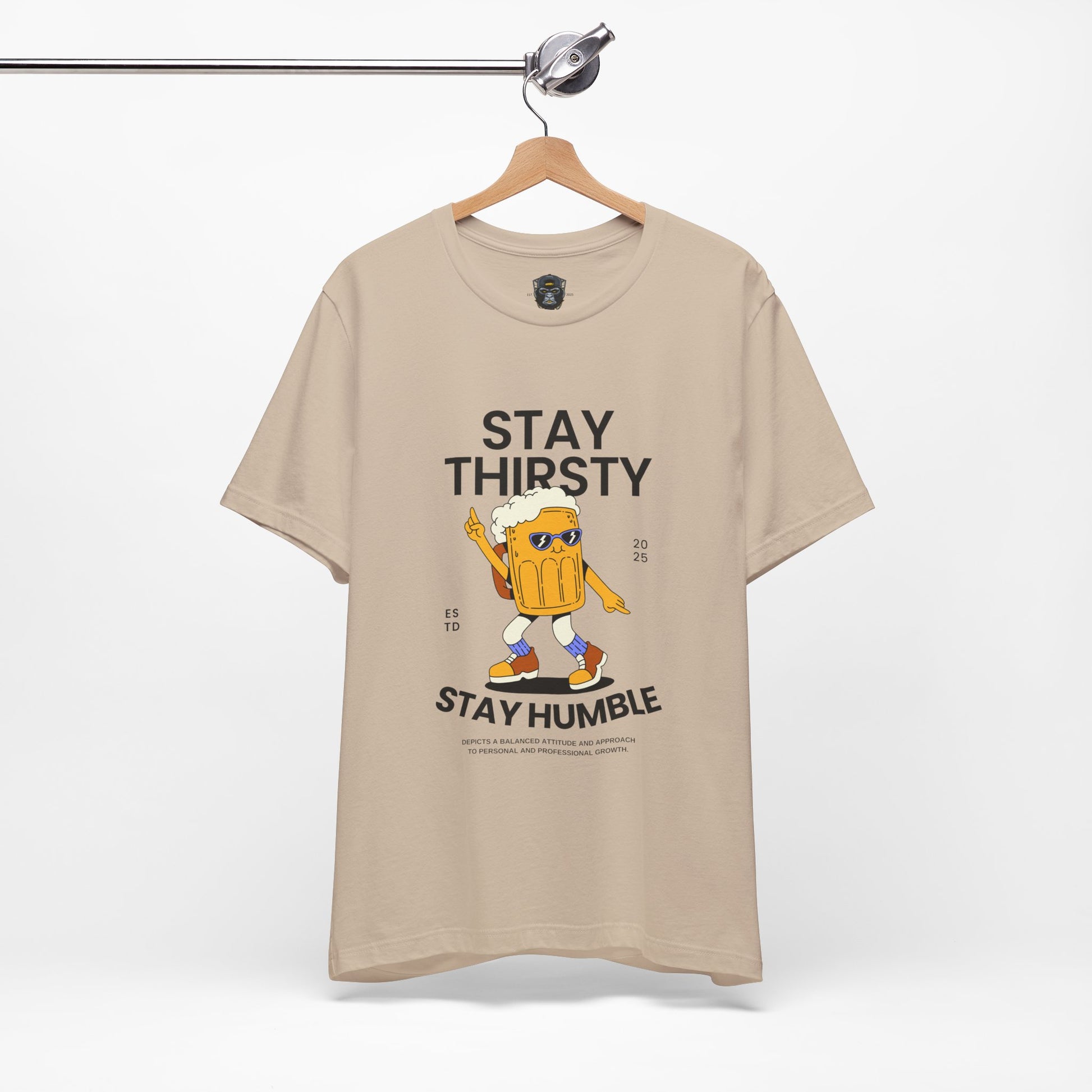 Stay Thirsty Tee | Cool Graphic T-Shirt for Party Lovers, Birthday Gift