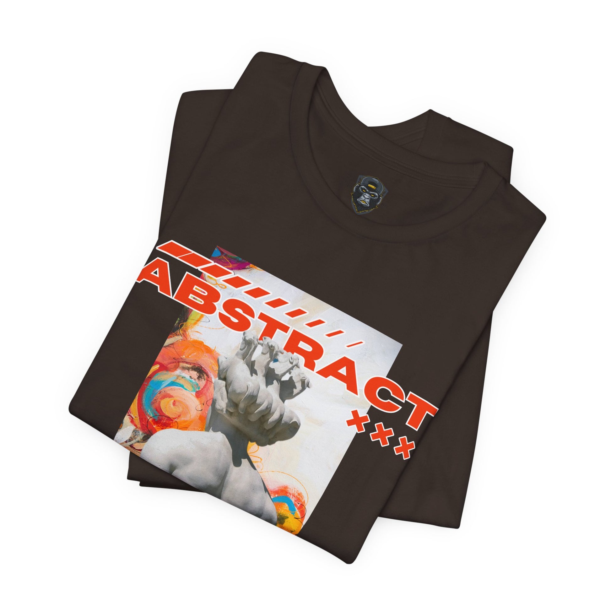 Abstract Art Tee, Graphic T-Shirt, Casual Wear, Street Style, Unique Gift for Art Lovers