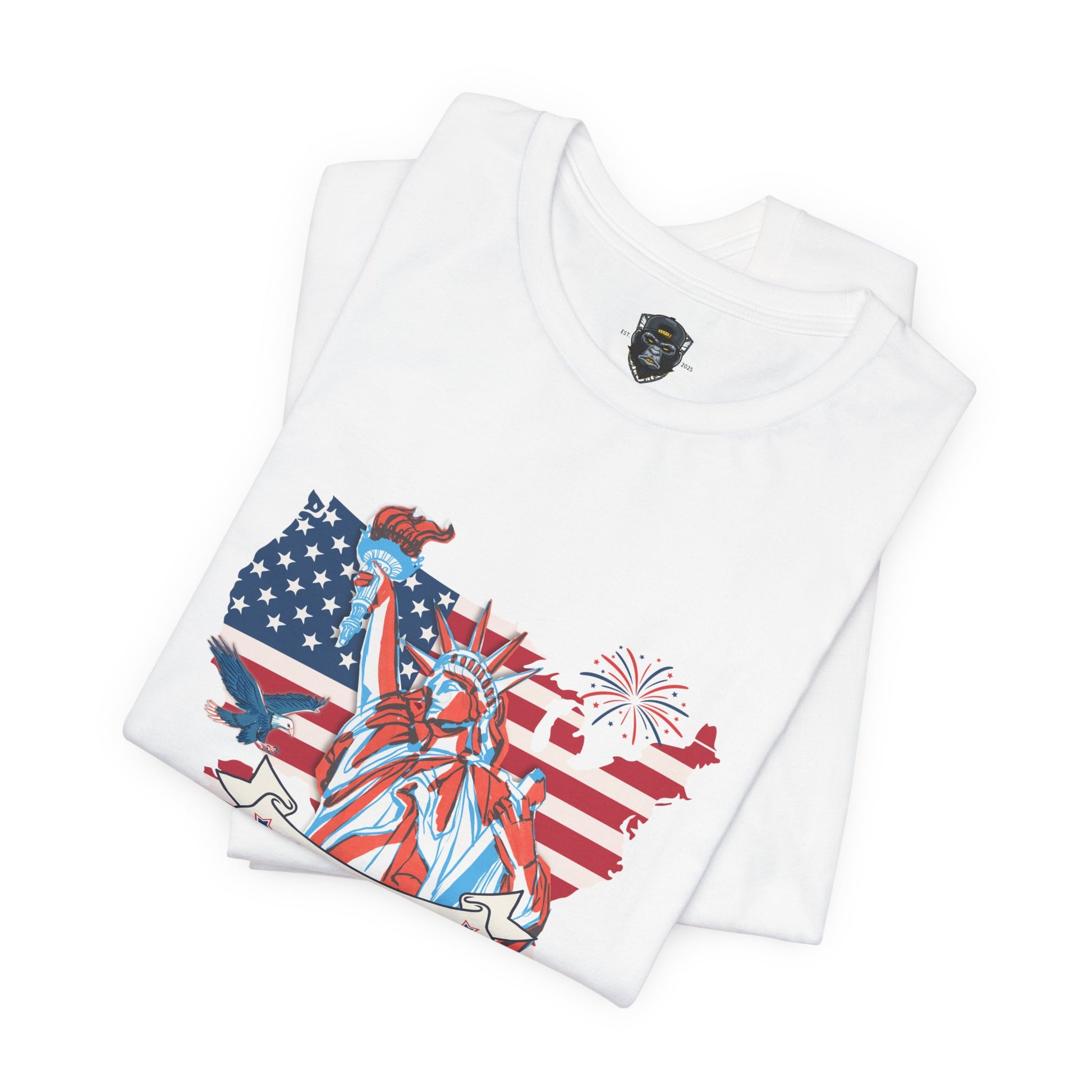 Patriotic Fourth of July Tee, USA Independence Day Shirt, Summer BBQ Outfit