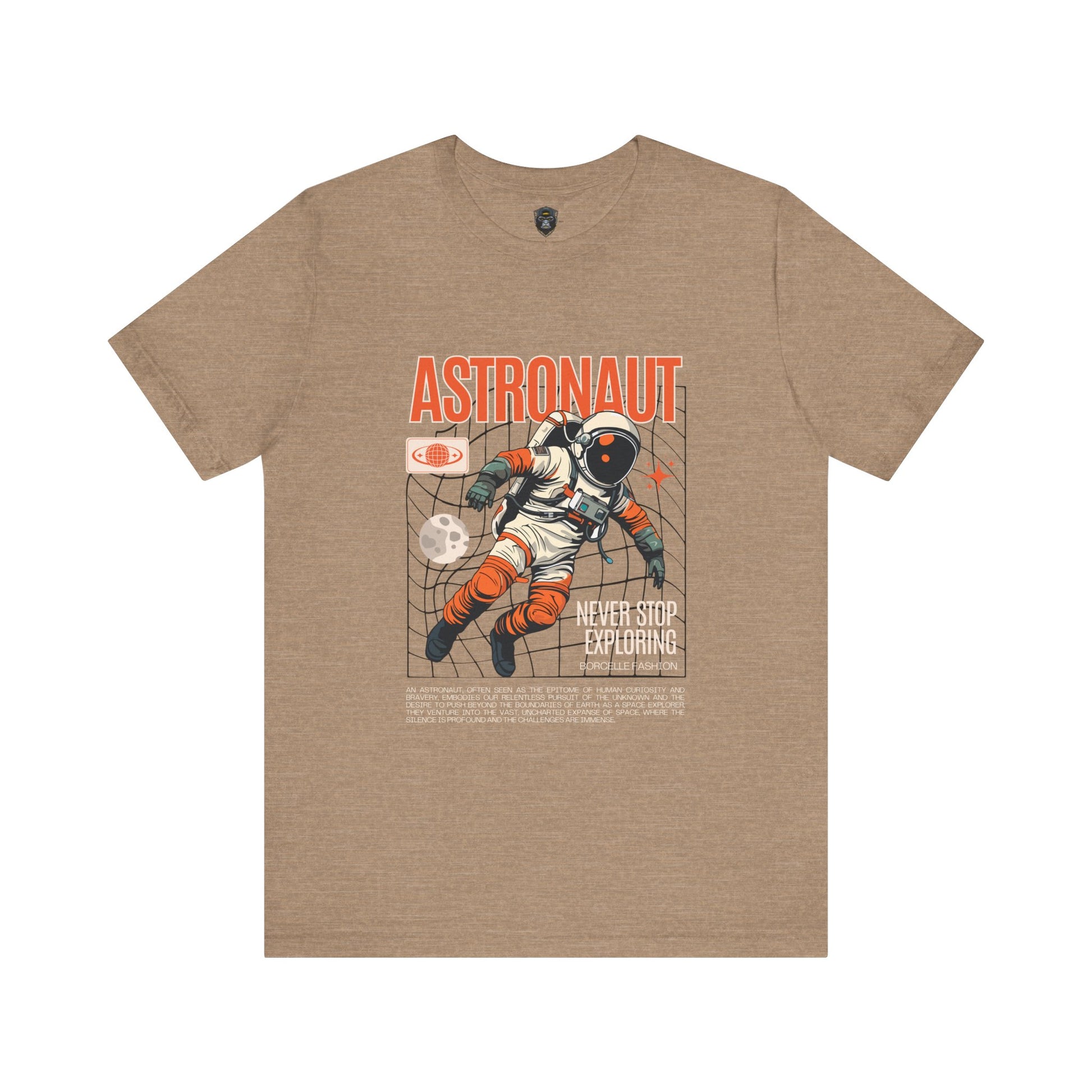 Astronaut Exploration Tee, Space Graphic Shirt, Adventure Gift, Sci-Fi Fan Apparel