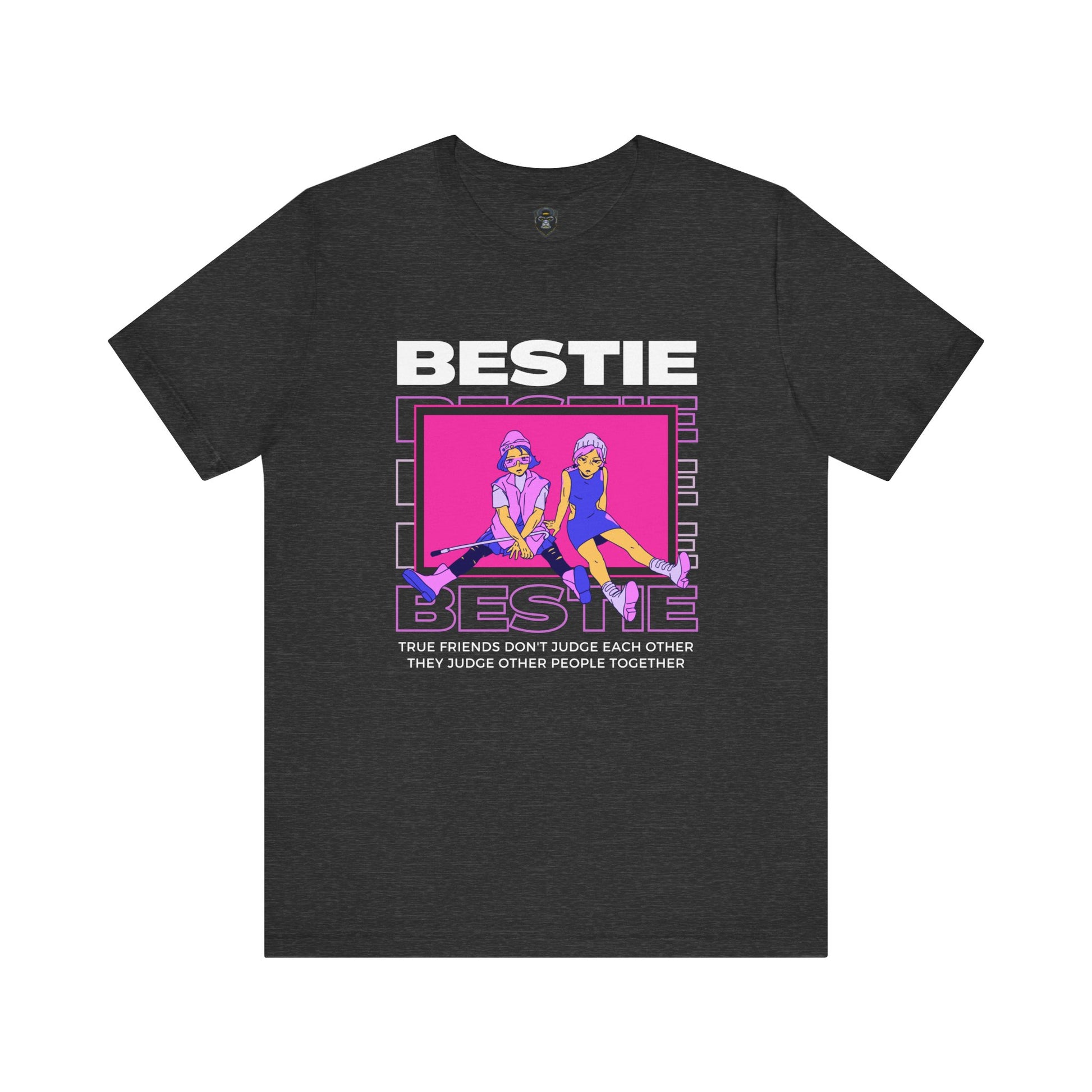 Bestie Short Sleeve Tee - Fun Friendship Shirt, Gifts for Friends