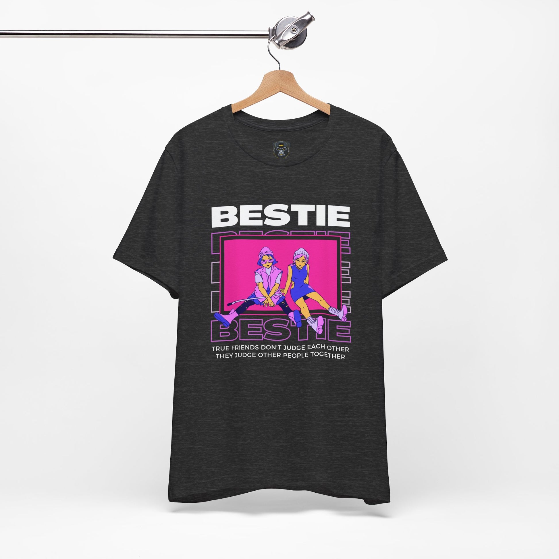 Bestie Short Sleeve Tee - Fun Friendship Shirt, Gifts for Friends