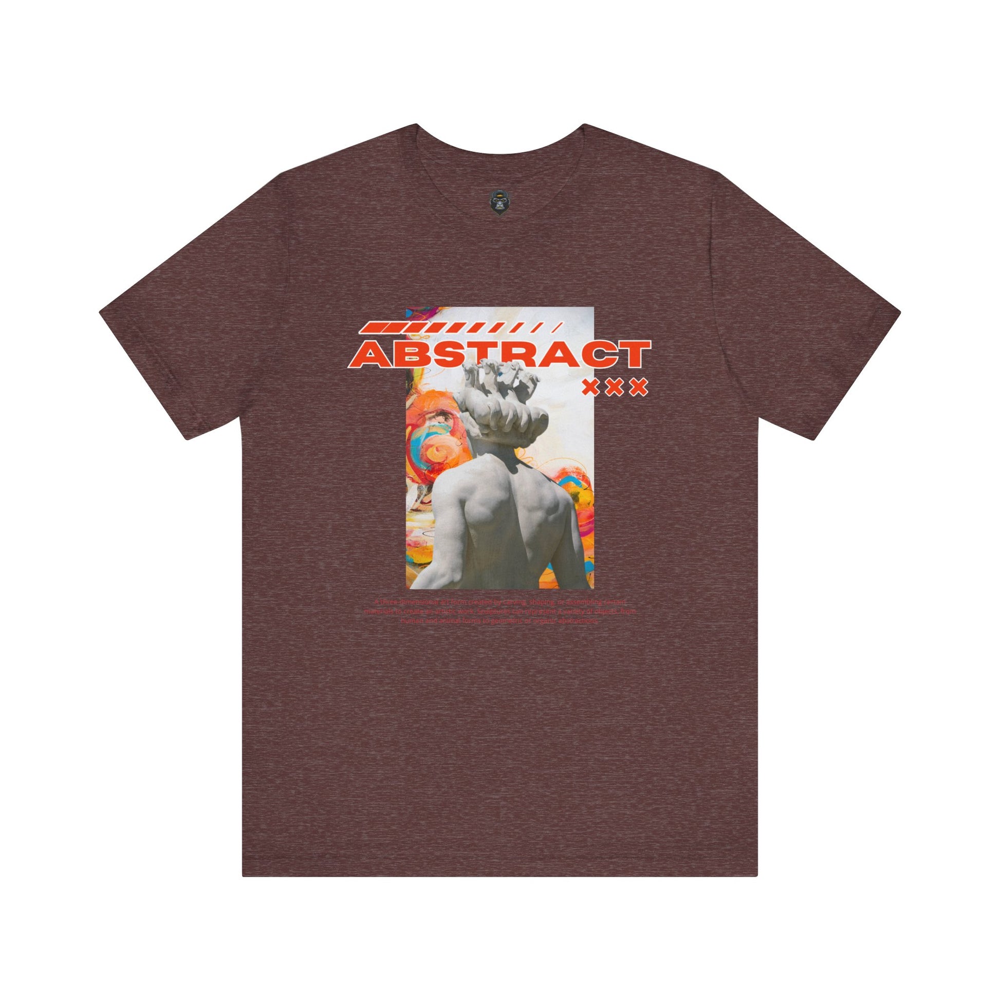 Abstract Art Tee, Graphic T-Shirt, Casual Wear, Street Style, Unique Gift for Art Lovers