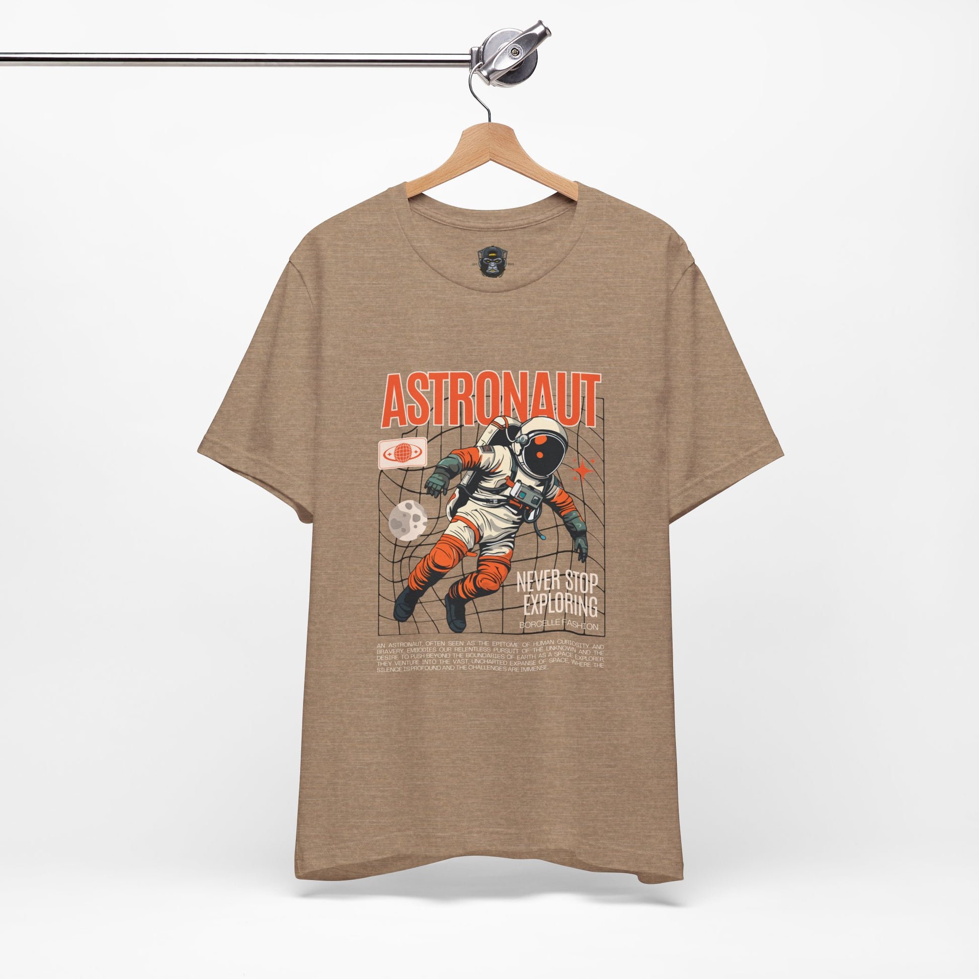 Astronaut Exploration Tee, Space Graphic Shirt, Adventure Gift, Sci-Fi Fan Apparel