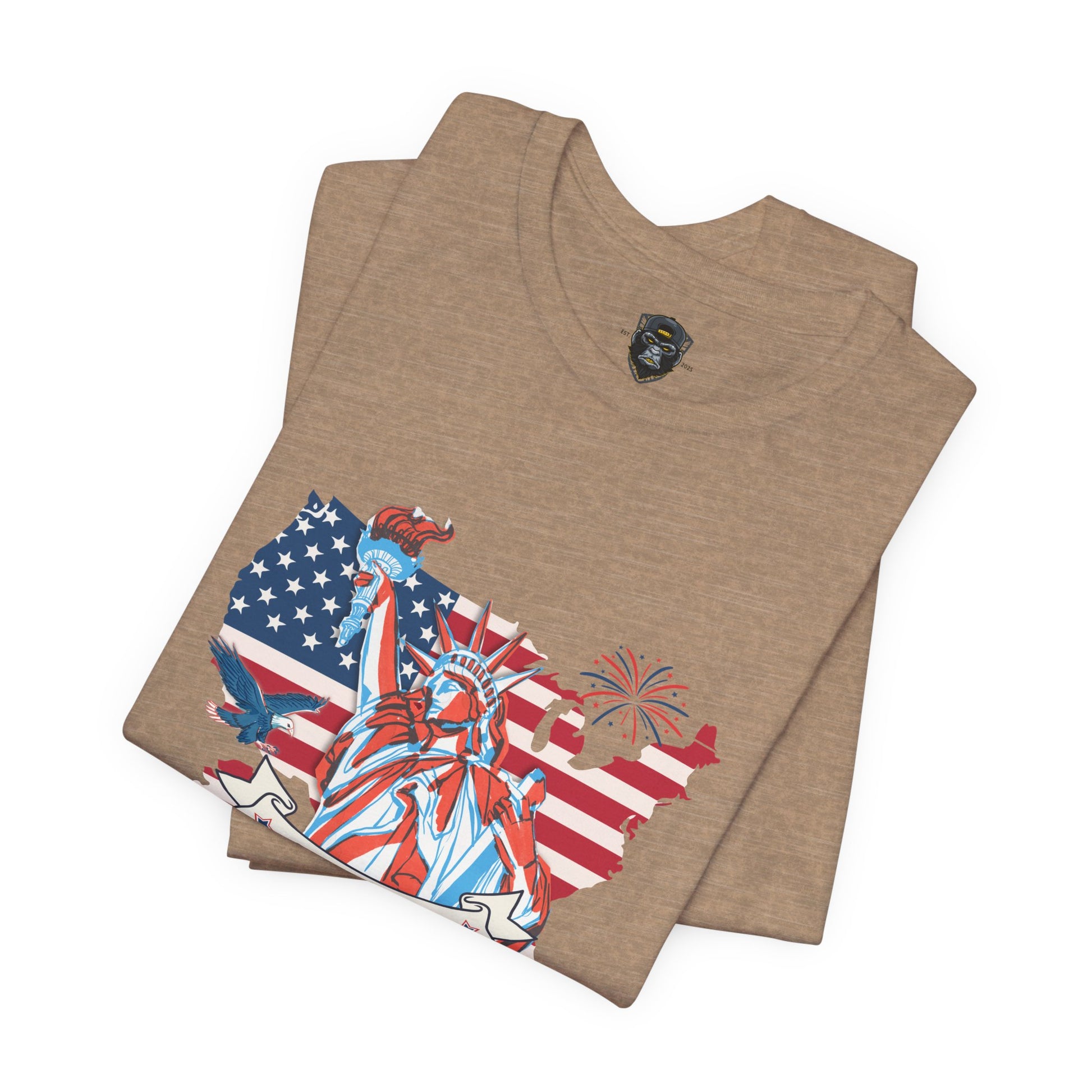 Patriotic Fourth of July Tee, USA Independence Day Shirt, Summer BBQ Outfit