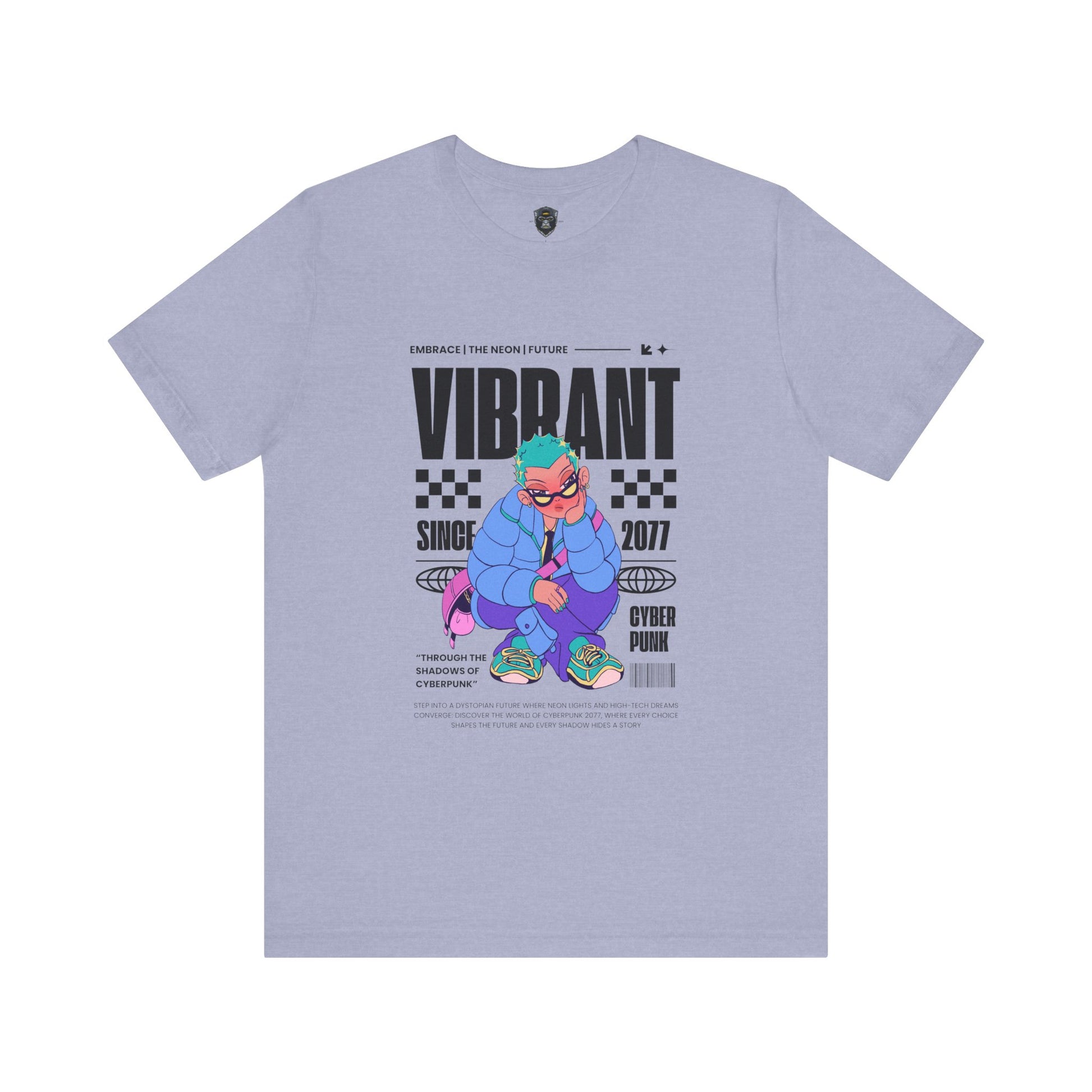 Vibrant Graphic Tee | Retro Style Unisex Jersey Shirt, Trendy T-Shirt, Streetwear