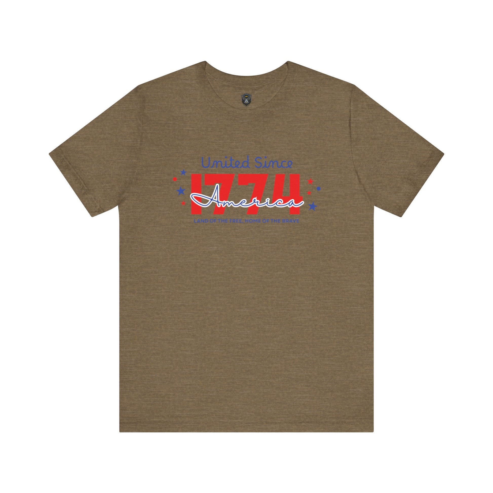 Patriotic Short, United Since 1776, USA Pride T-Shirt, Independence Day Gift