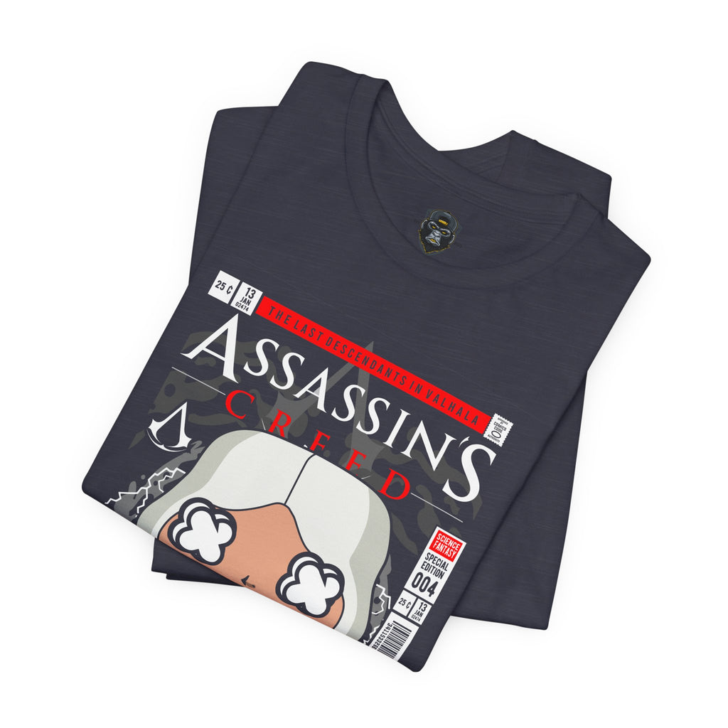 Assassin's Creed Comic Style Unisex Tee, Gamer T-Shirt, Video Game Apparel