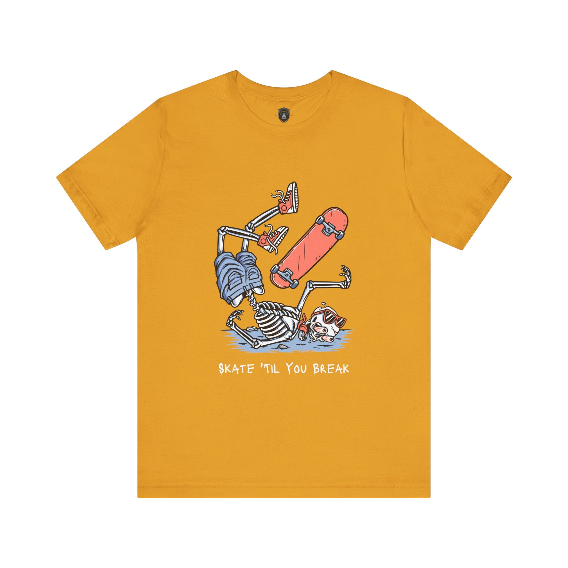 Skateboard Graphic Tee, Casual Streetwear Shirt, Cool Gift for Skaters