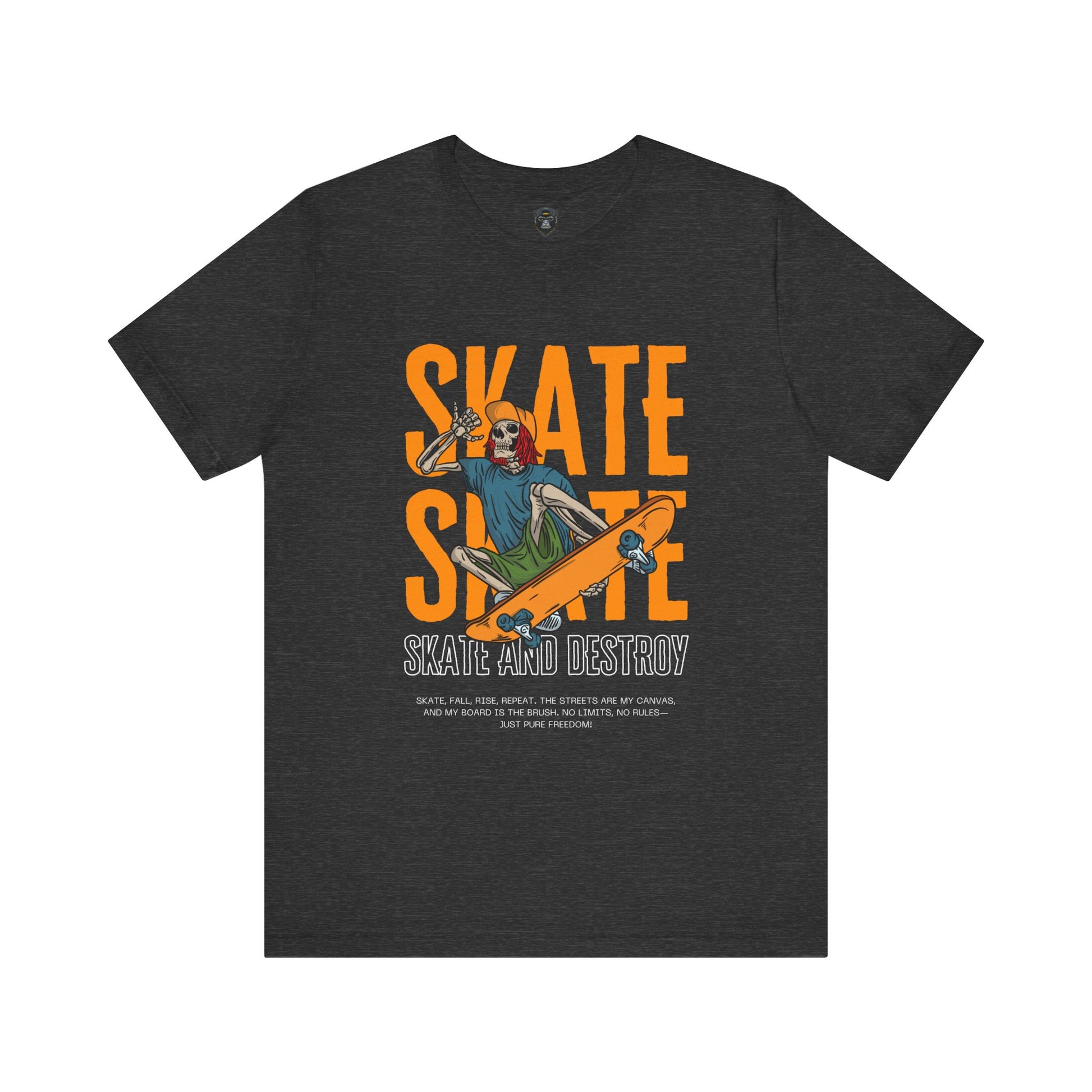 Skate and Destroy Jersey Tee - Perfect for Skateboarders