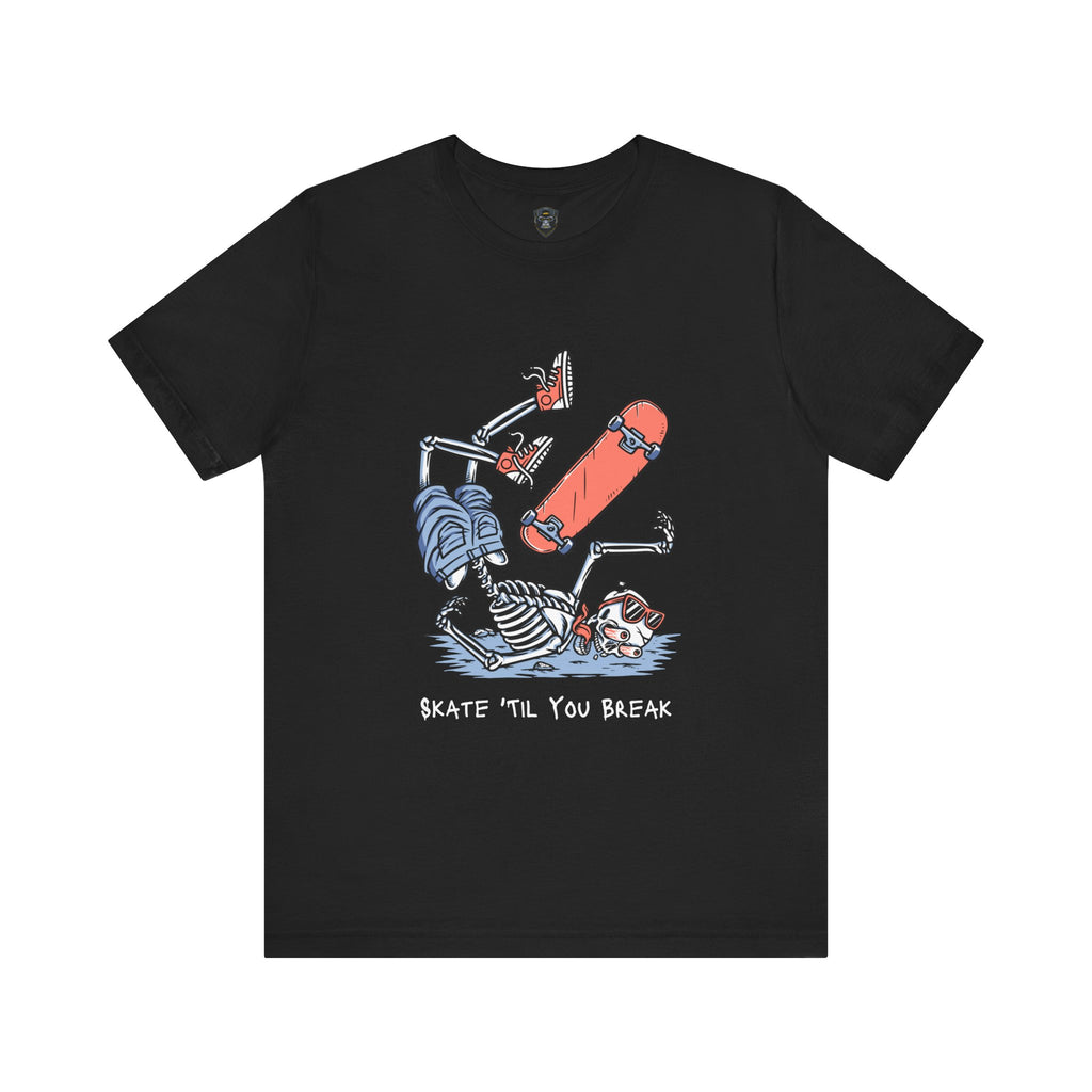 Skateboard Graphic Tee, Casual Streetwear Shirt, Cool Gift for Skaters
