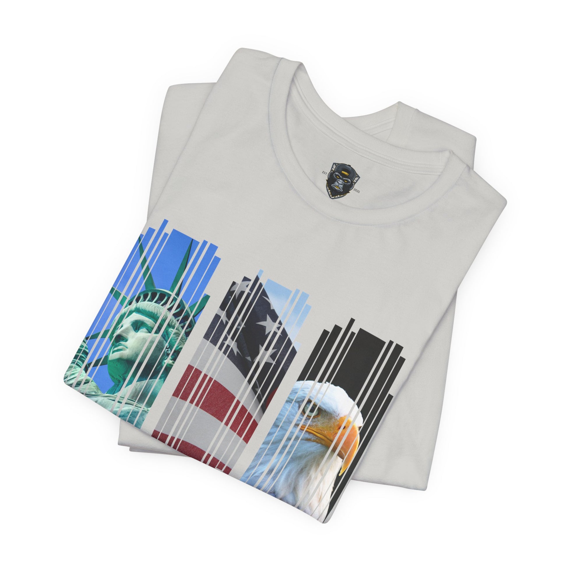 Patriotic T-Shirt, USA Pride Top, Independence Day Apparel, 4th of July Outfit