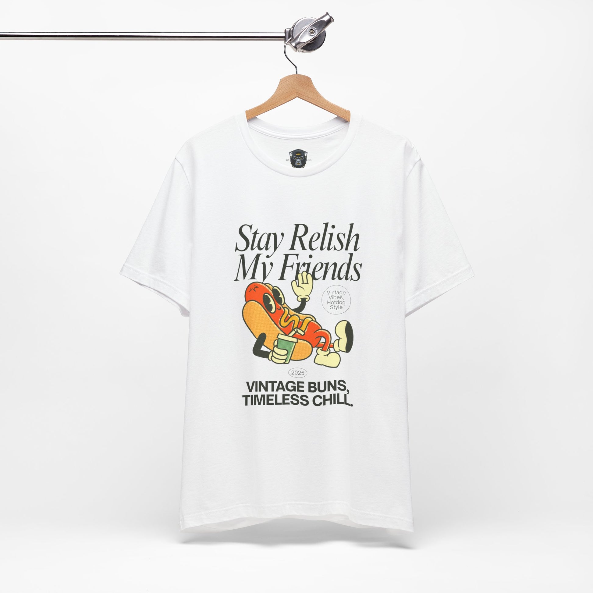 Stay Relish My Friends Tee - Fun Summer Style for Food Lovers, Casual Wear