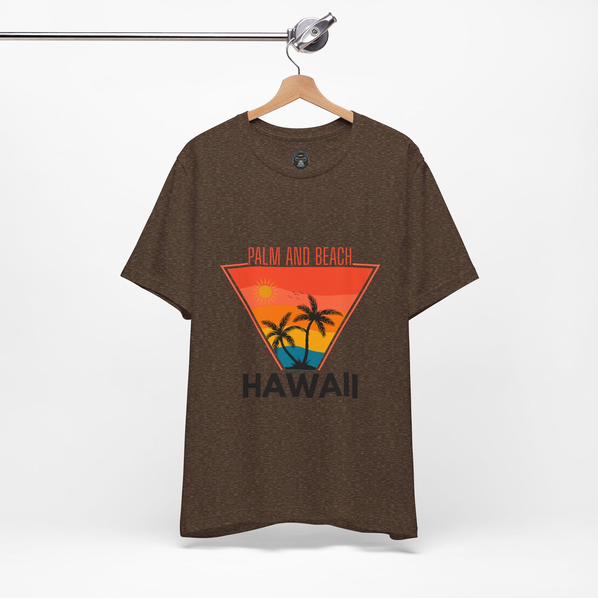 Retro Hawaii Beach Tee, Shirt for Vacation, Tropical Summer Wear, Gift for Beach Lovers