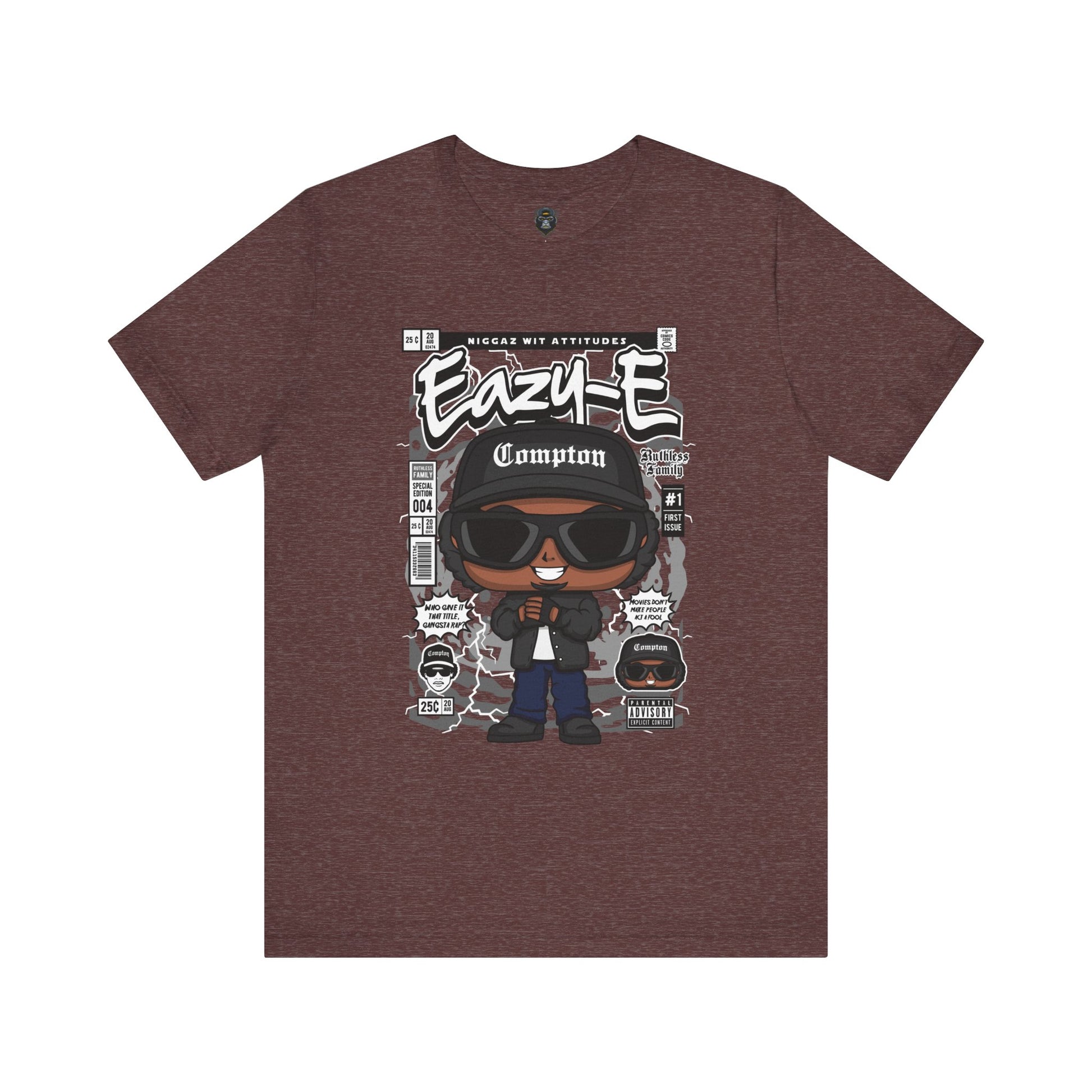 Eazy-E Pop Culture Tee - Unisex Jersey Shirt, Hip Hop Fan Gift, Vintage Music Apparel