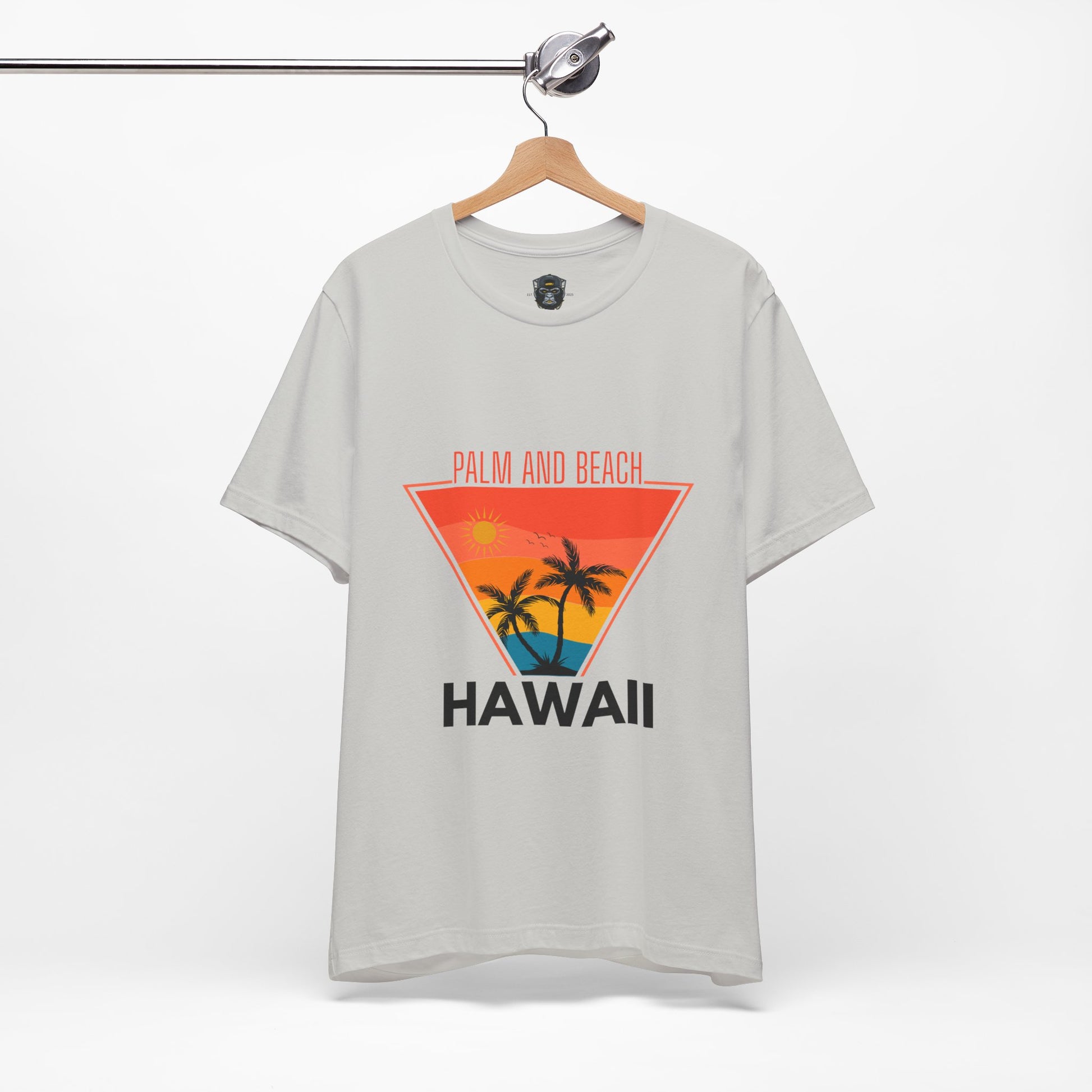 Retro Hawaii Beach Tee, Shirt for Vacation, Tropical Summer Wear, Gift for Beach Lovers