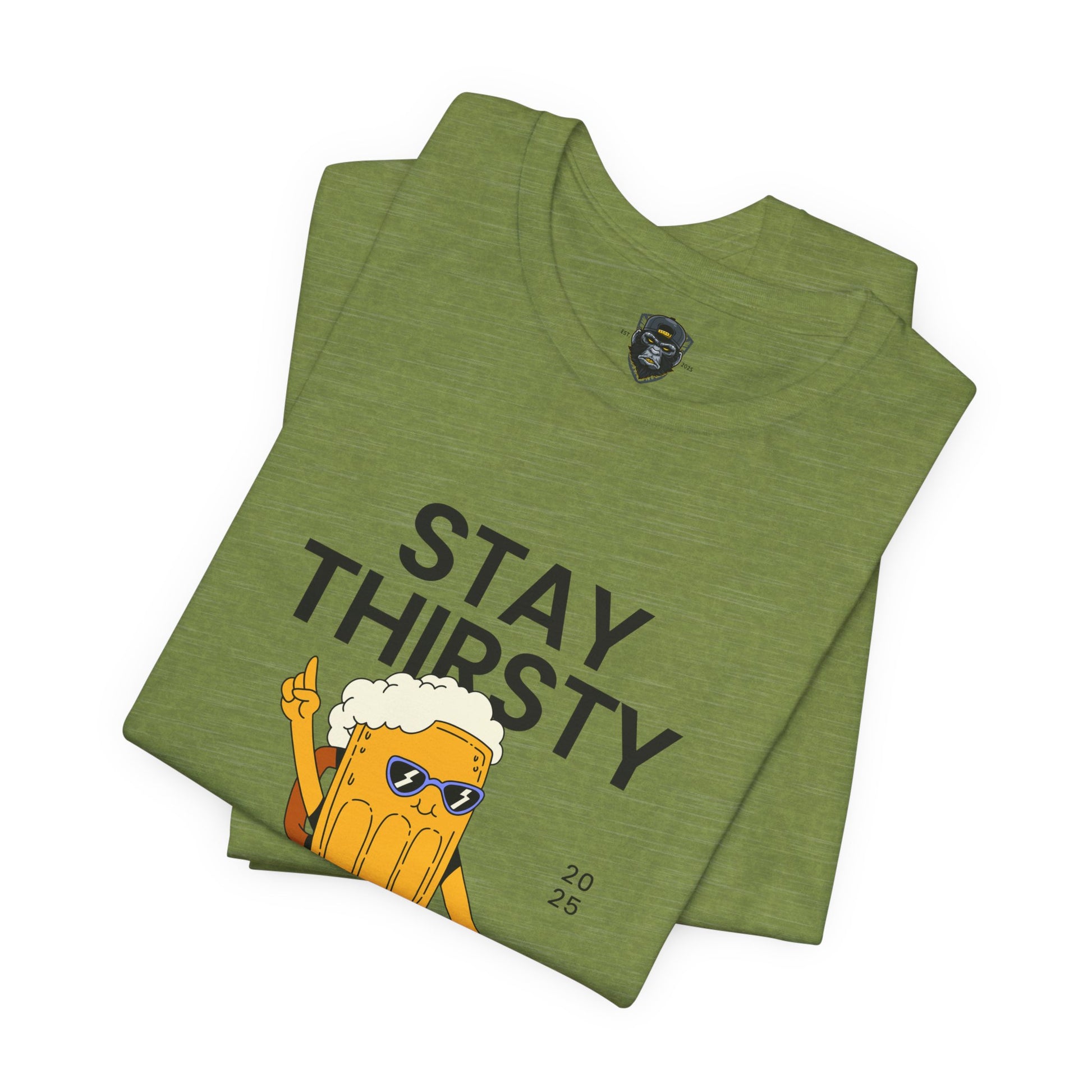 Stay Thirsty Tee | Cool Graphic T-Shirt for Party Lovers, Birthday Gift