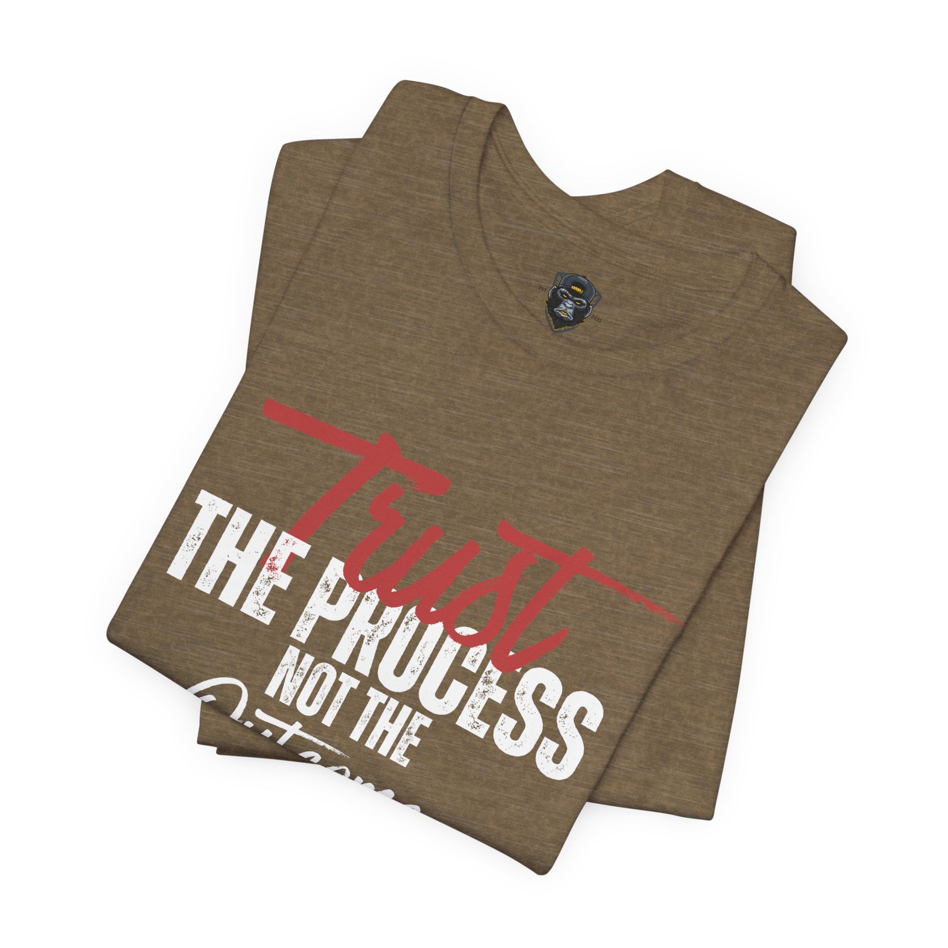 Trust the Process Tee, Motivational Graphic Tee, Casual Style Shirt