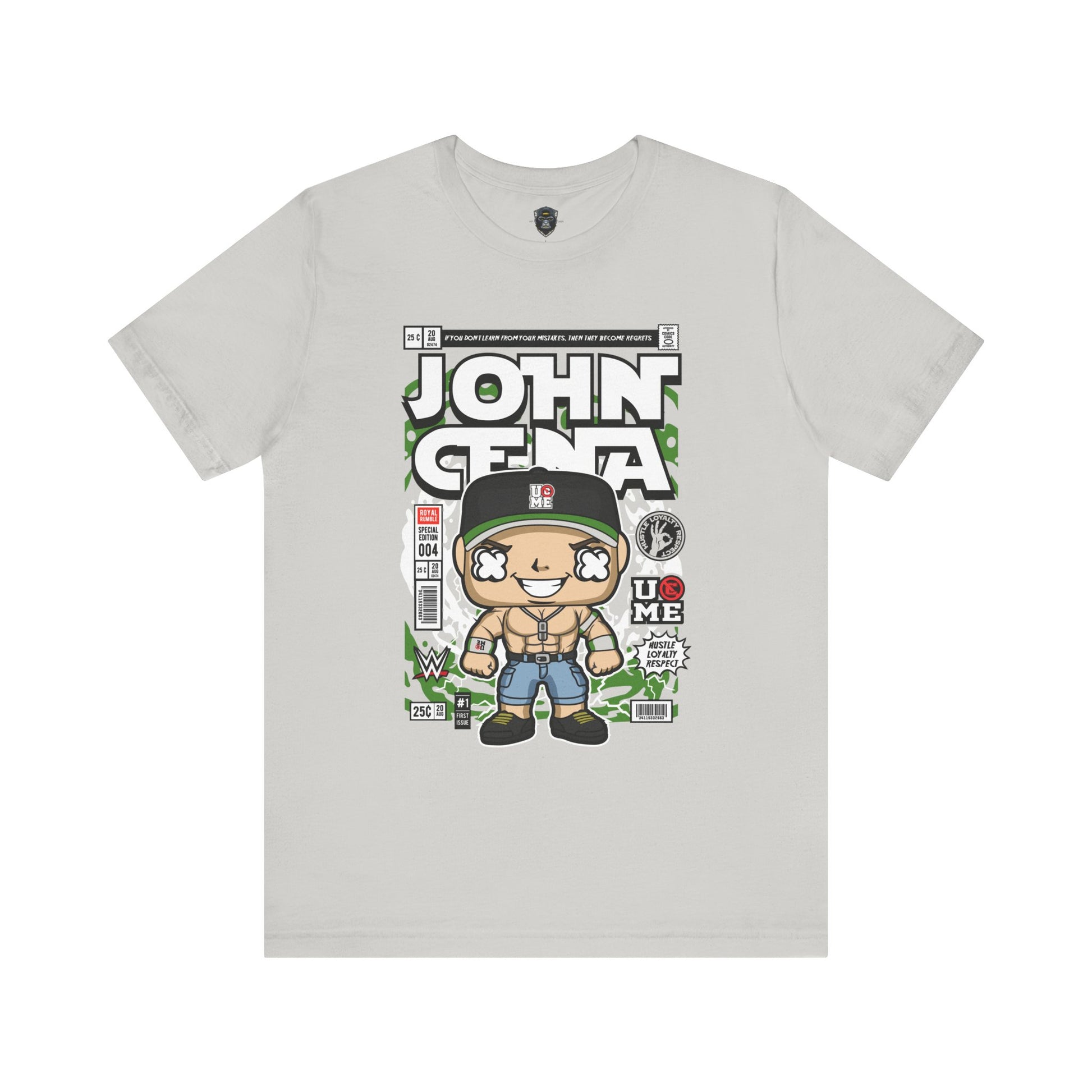 Playful John Cena Graphic Tee | Unisex Jersey Short Sleeve Shirt, Wrestling Fan Gift