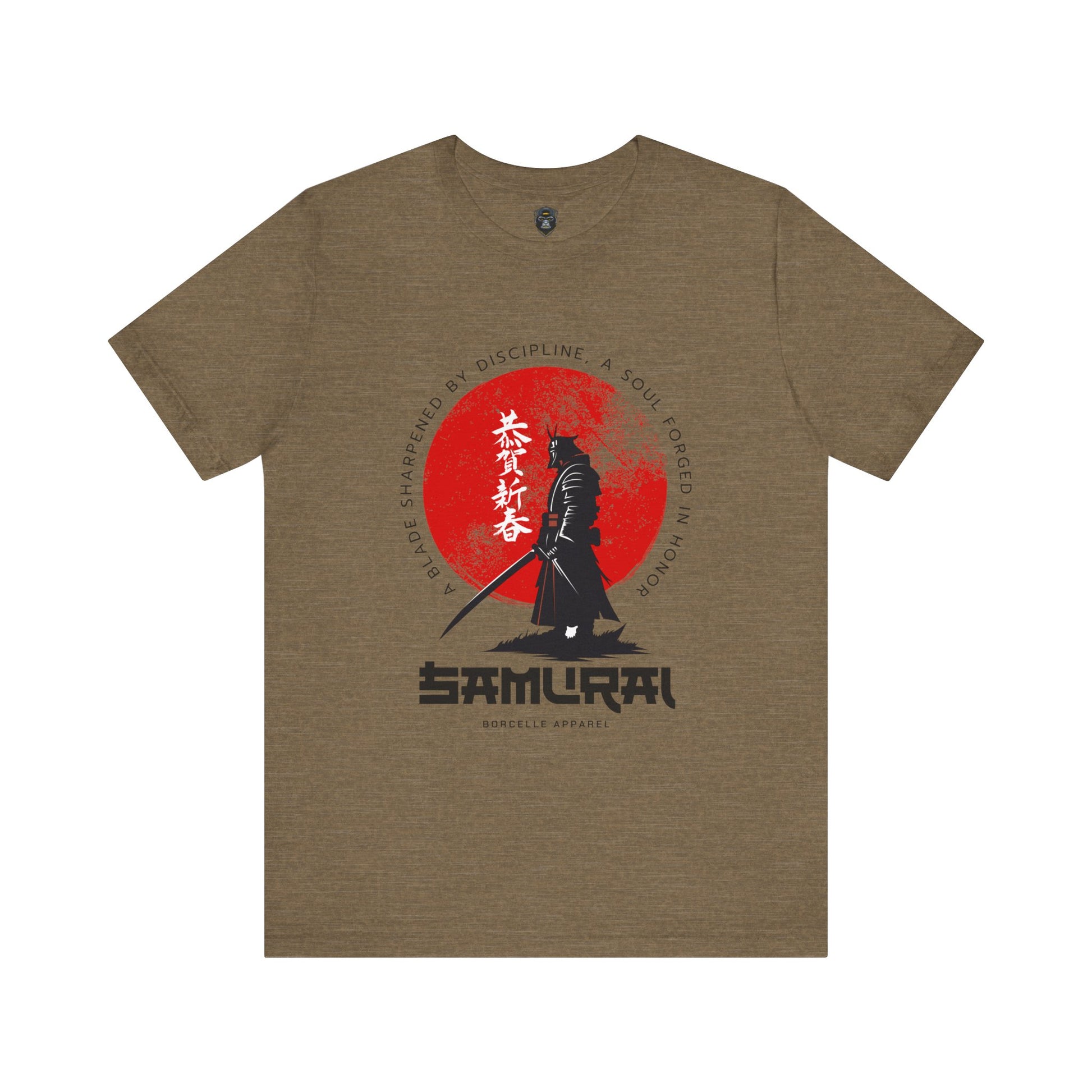 Samurai Spirit Tee | Japanese Warrior Graphic Shirt, Casual Wear