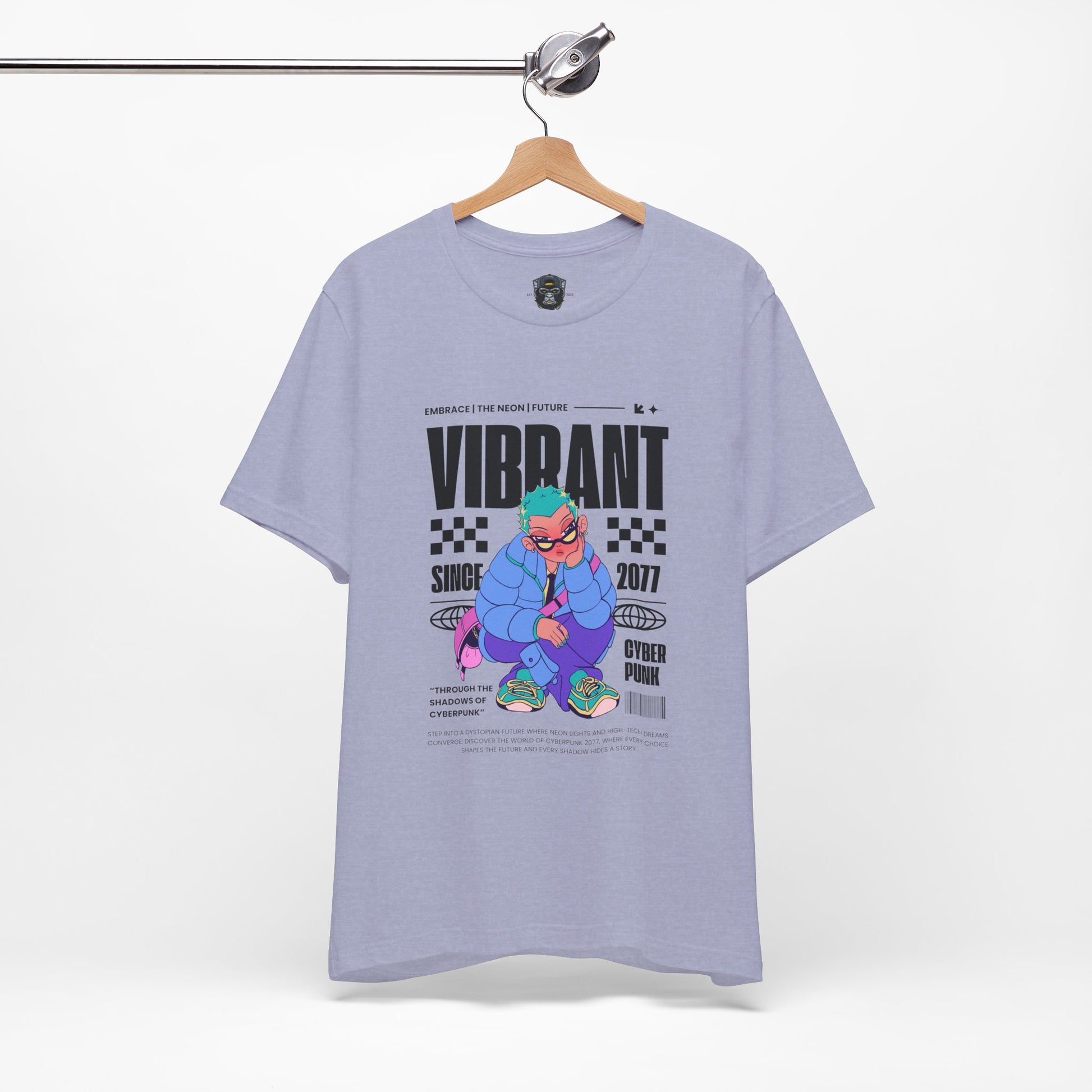 Vibrant Graphic Tee | Retro Style Unisex Jersey Shirt, Trendy T-Shirt, Streetwear