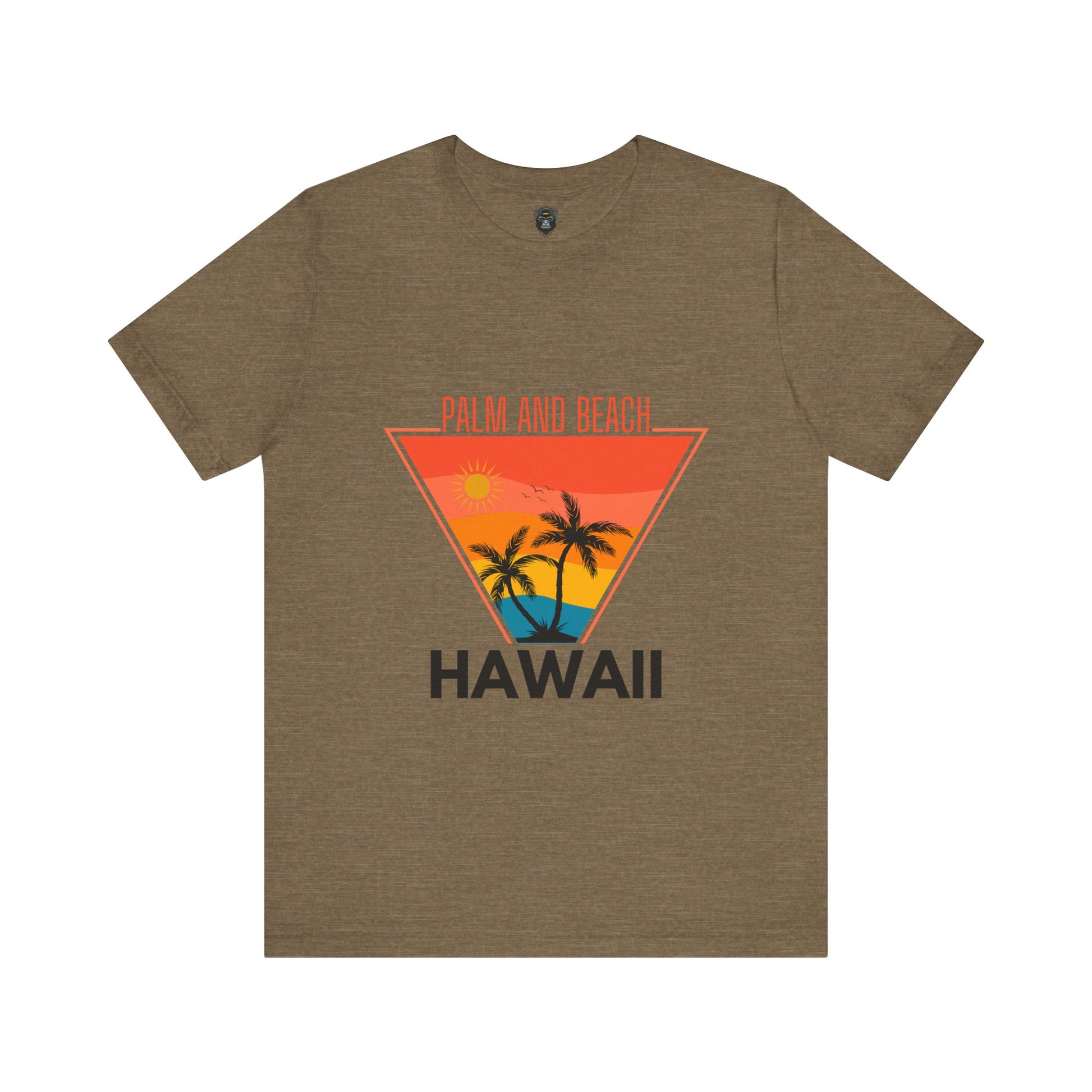 Retro Hawaii Beach Tee, Shirt for Vacation, Tropical Summer Wear, Gift for Beach Lovers