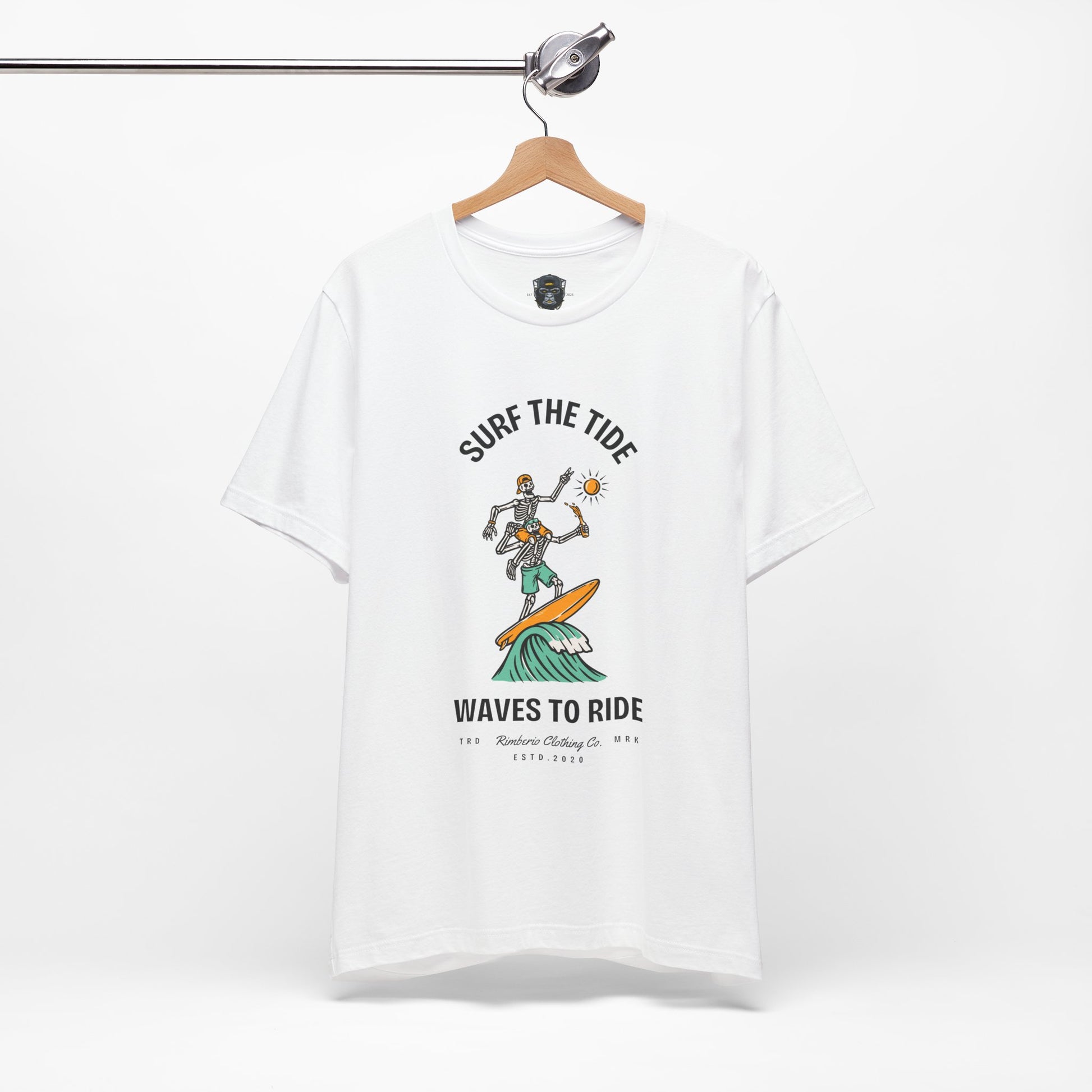 Surfing Vibes Tee - Jersey Short Sleeve Tee, Beach Lovers Gift, Summer Fashion