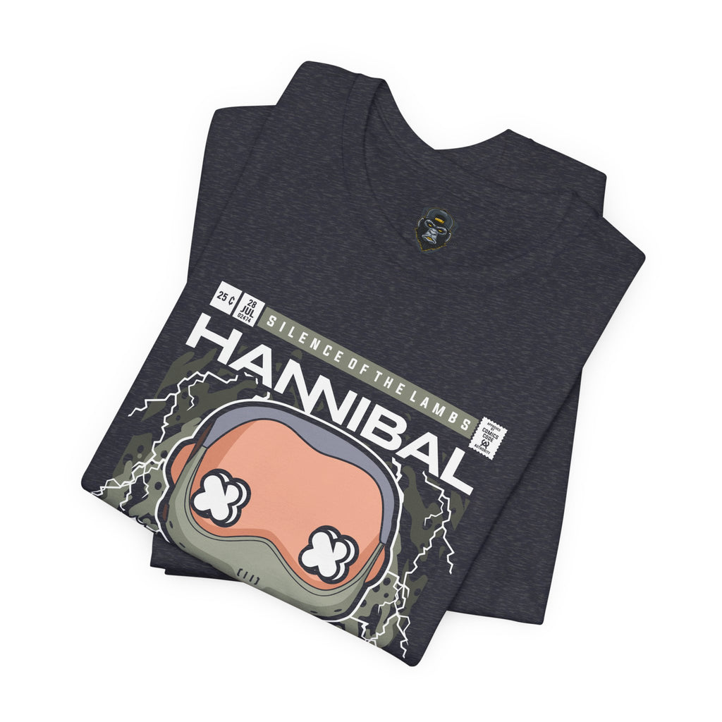 Hannibal Inspired Unisex Tee, Geeky Fan Shirt, Gift for Horror Lovers, Casual Wear for Special Occasions