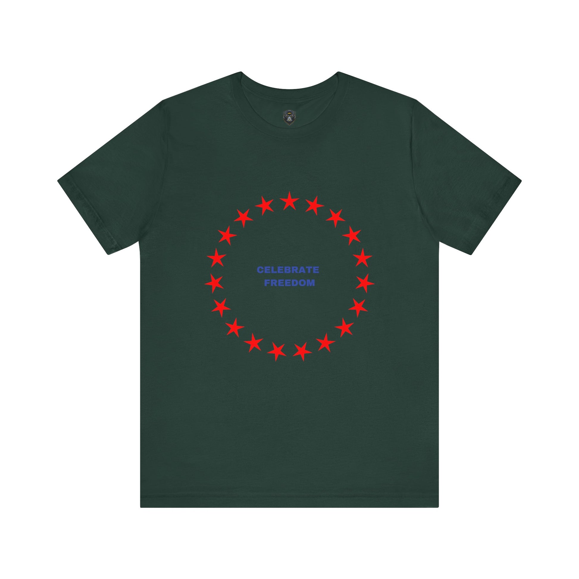 Celebrate Freedom Unisex Jersey Tee, Independence Day Shirt, Patriotic Apparel