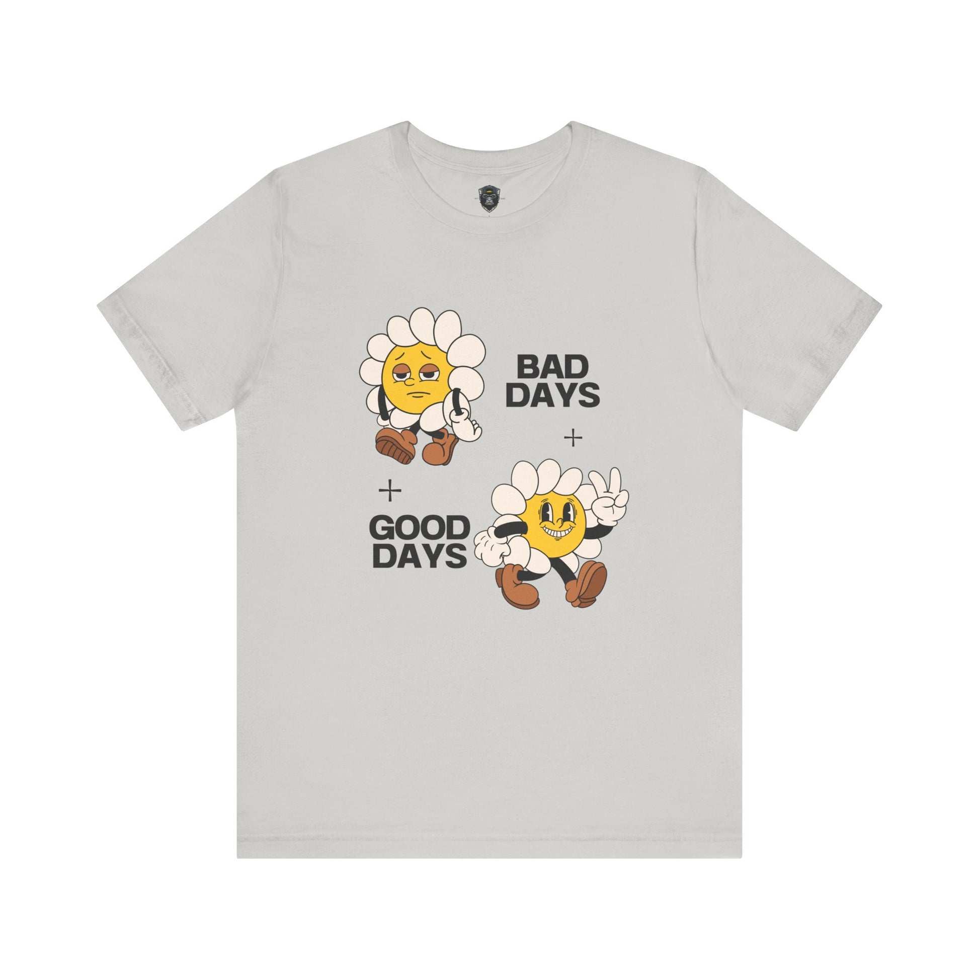 Sunflower Mood Tee - Bad Days + Good Days, Feel-Good Shirt, Casual Wear