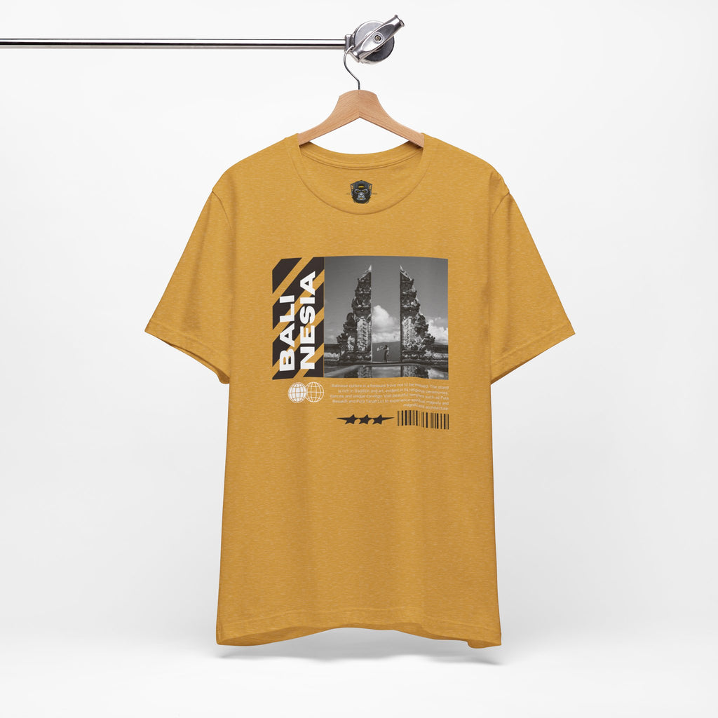 Bali Themed Graphic Tee - Unisex Short Sleeve, Vacation Vibes, Travel Gift