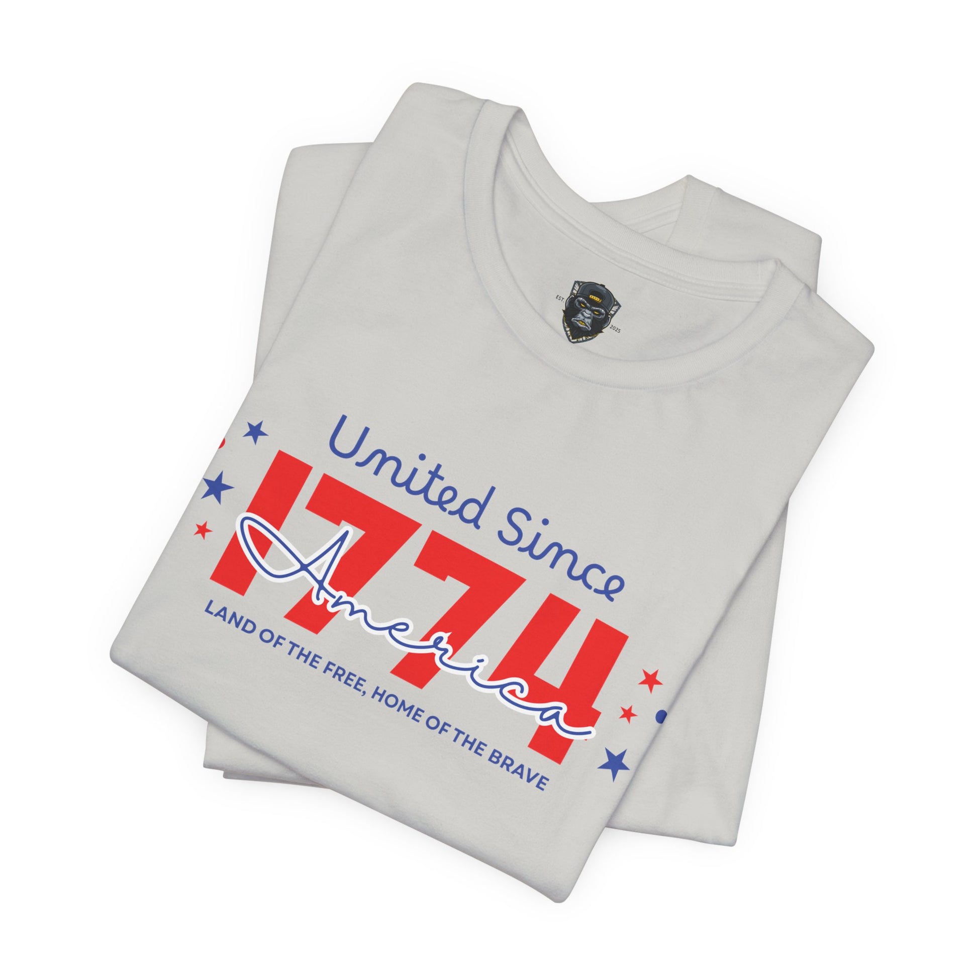 Patriotic Short, United Since 1776, USA Pride T-Shirt, Independence Day Gift