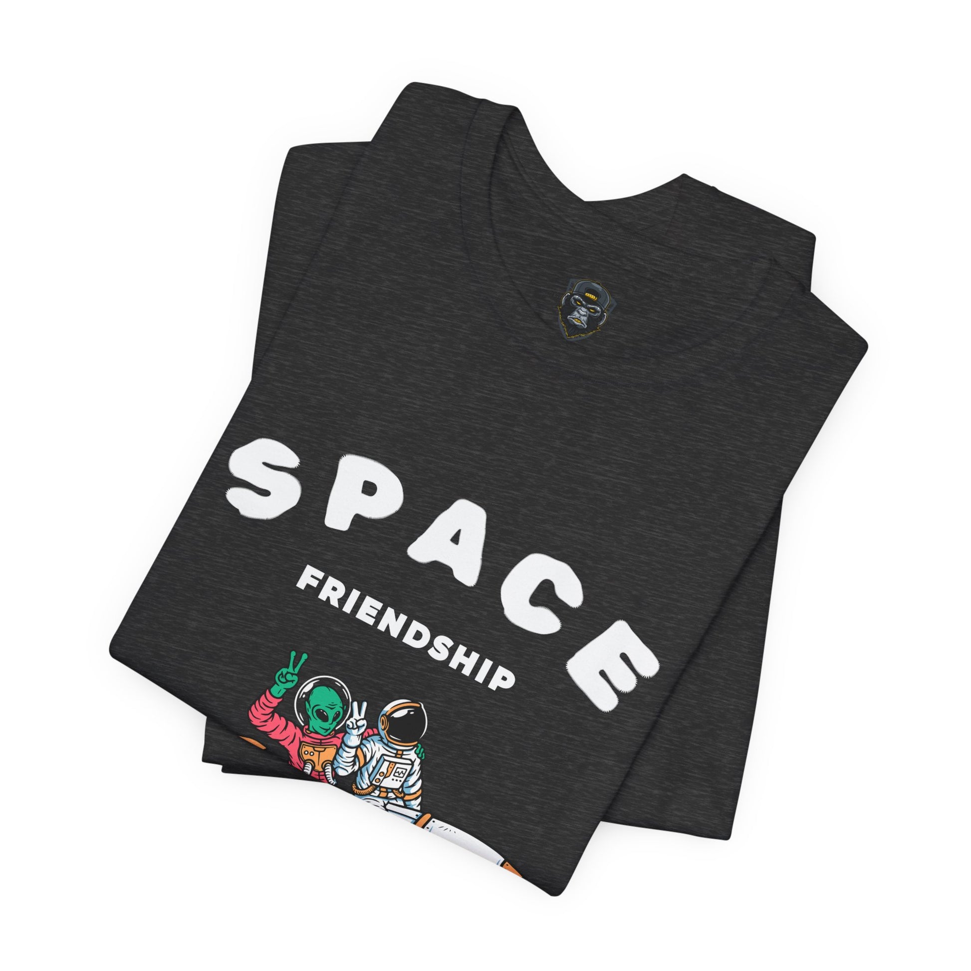 Cosmic Friendship Tee - Space Adventure T-Shirt, Graphic Shirt, Funny Gift for Friends