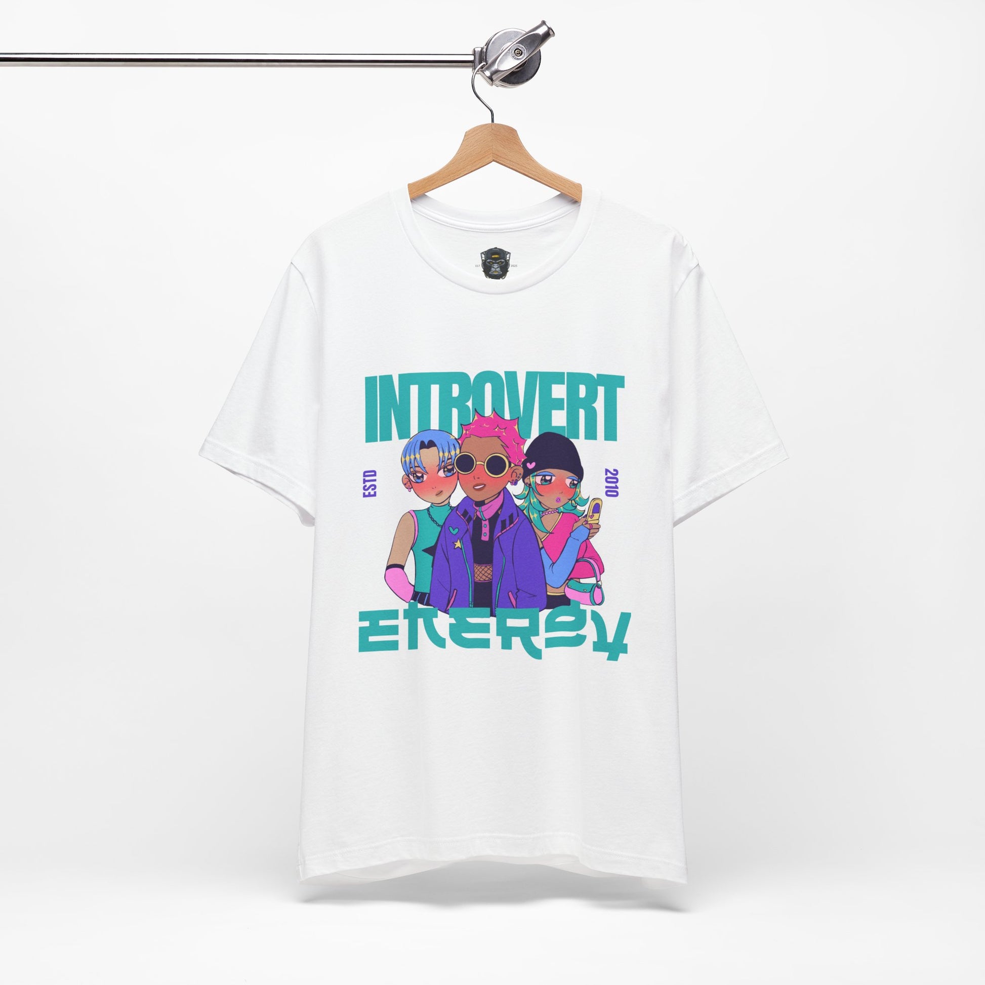 Introvert Energy Tee | Cute Graphic Tee, Introvert Shirt, Casual Wear, Gift for Friends